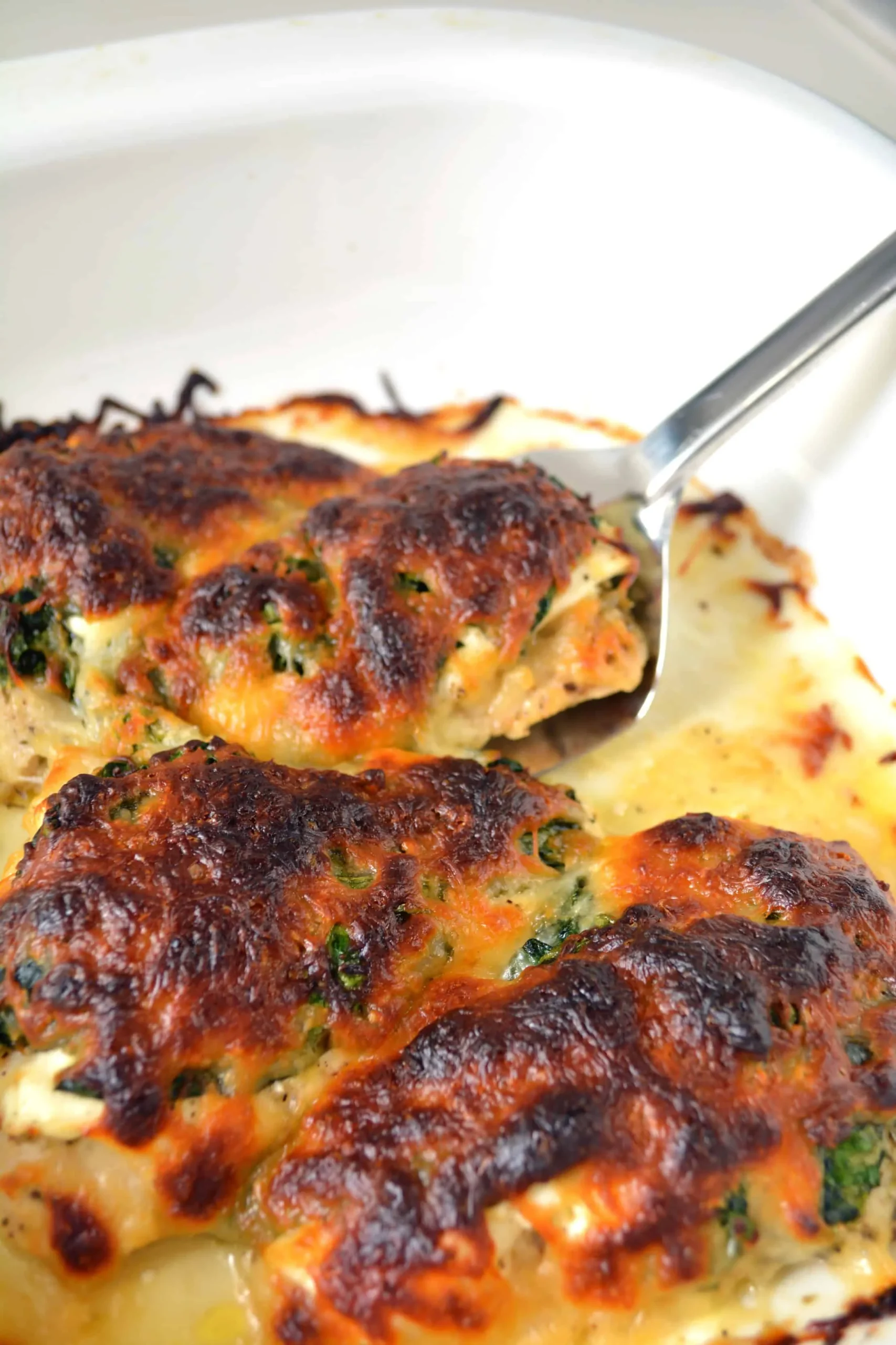 Easy Chicken and Spinach Casserole