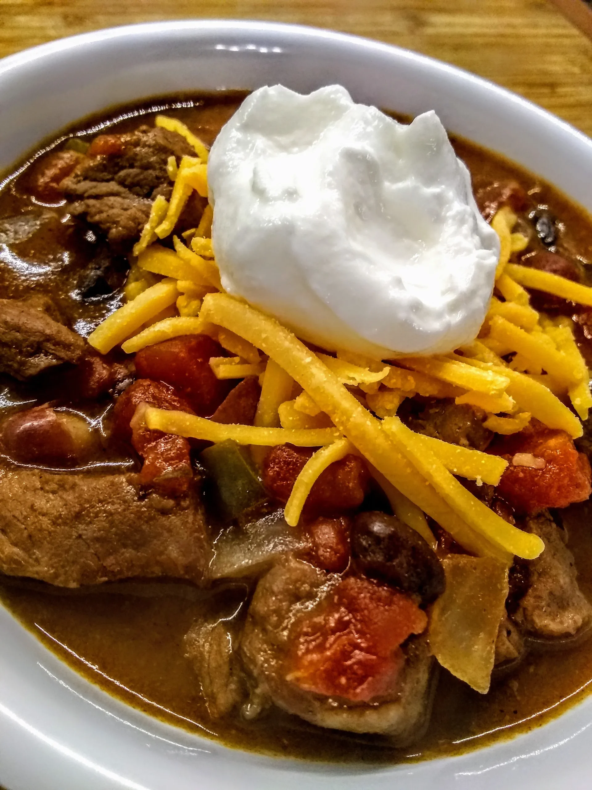 Easy Chili with Stew Meat