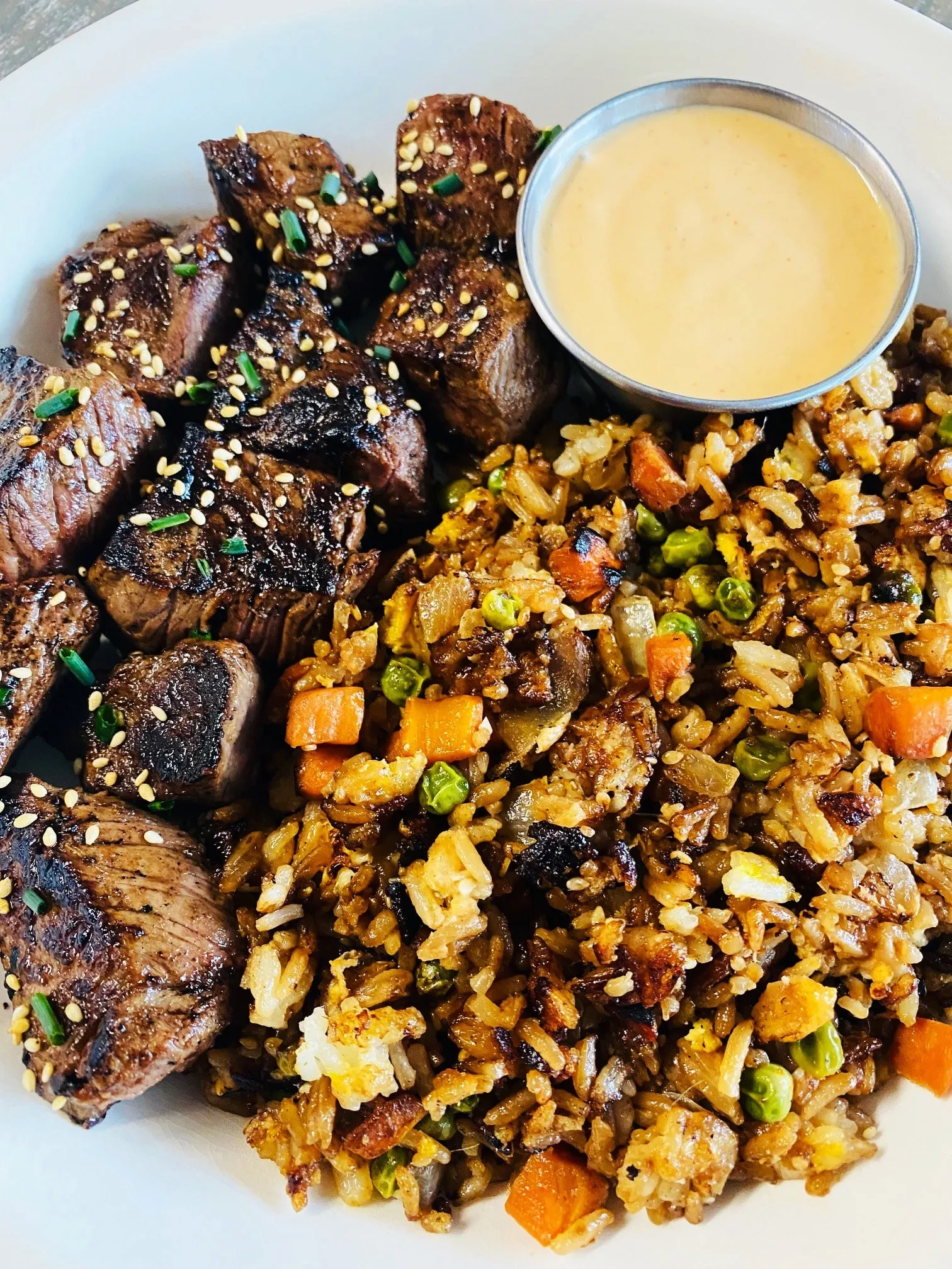 Easy Hibachi Steak and Fried Rice