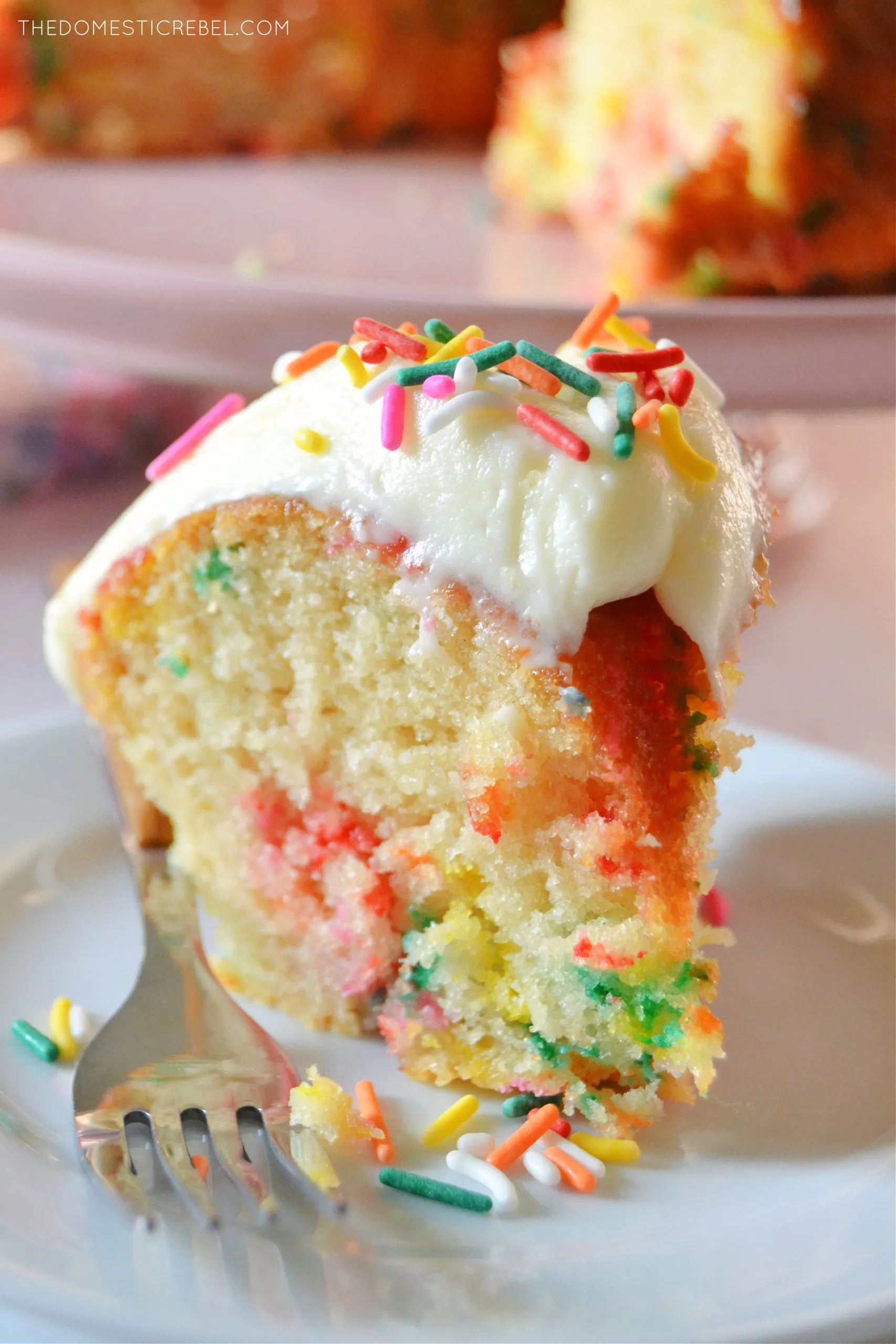 Easy Homemade Funfetti Bundt Cake