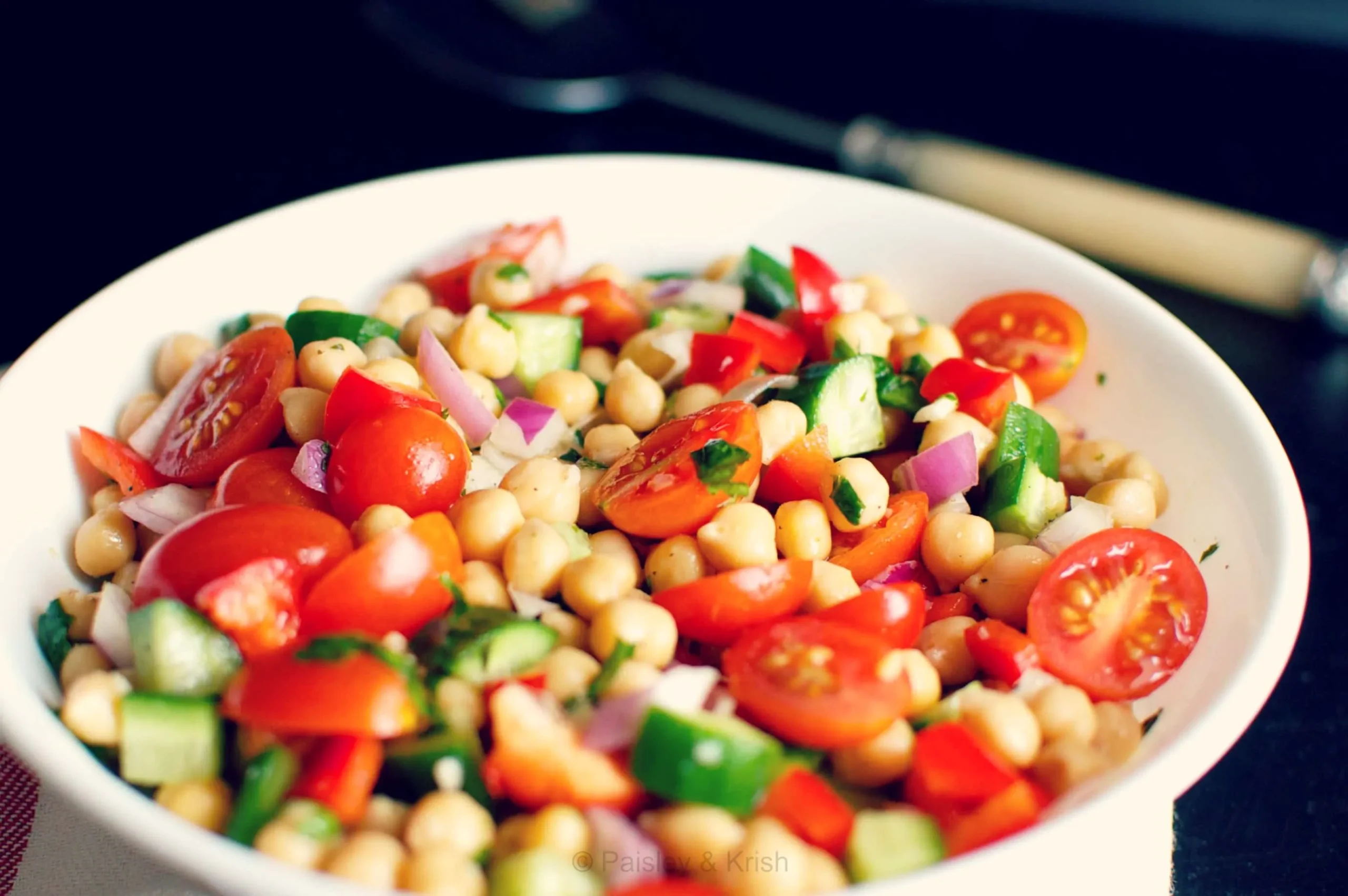 Easy Marinated Chickpea Salad