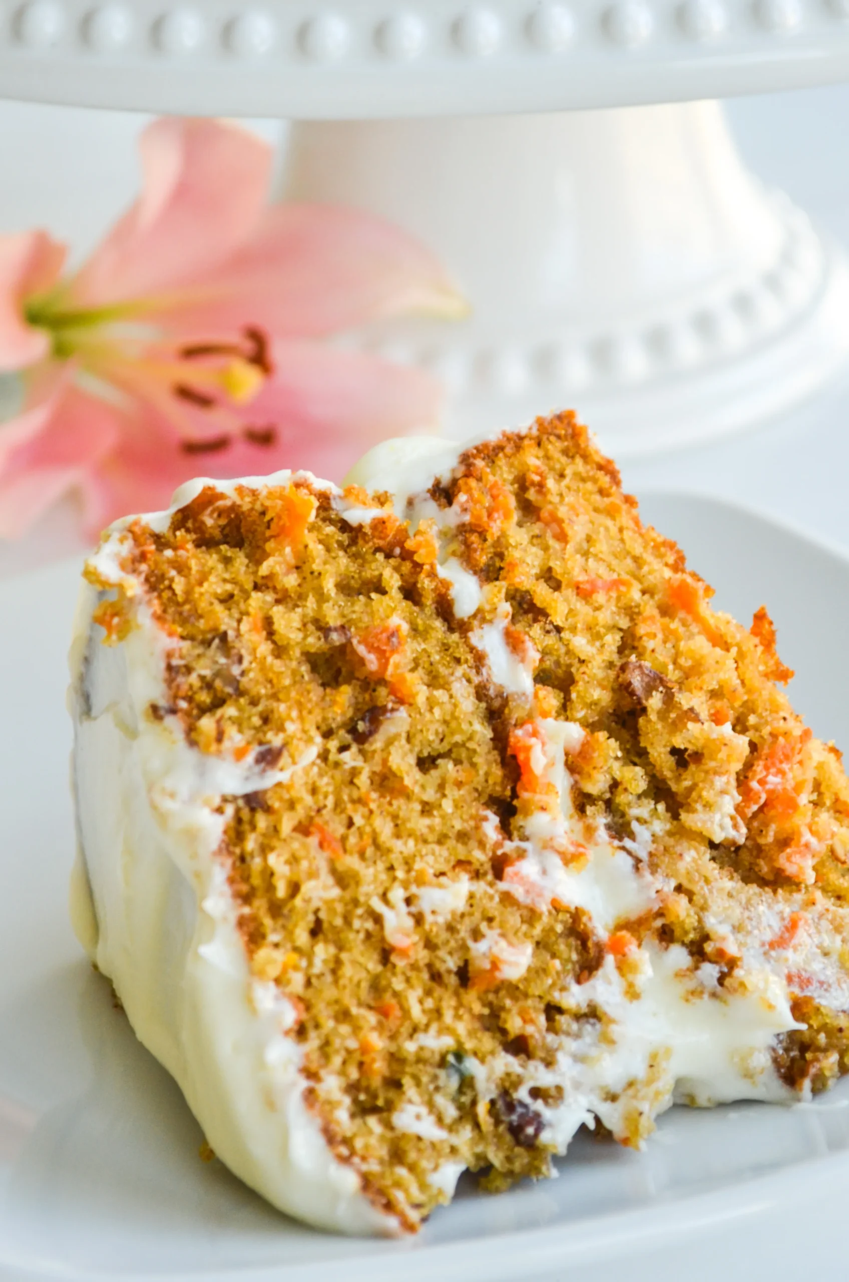 Easy Moist Carrot Cake from Scratch