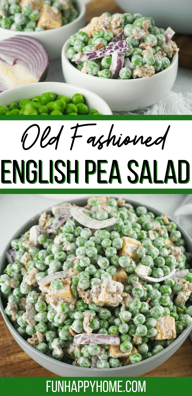 Easy Old Fashioned English Pea Salad