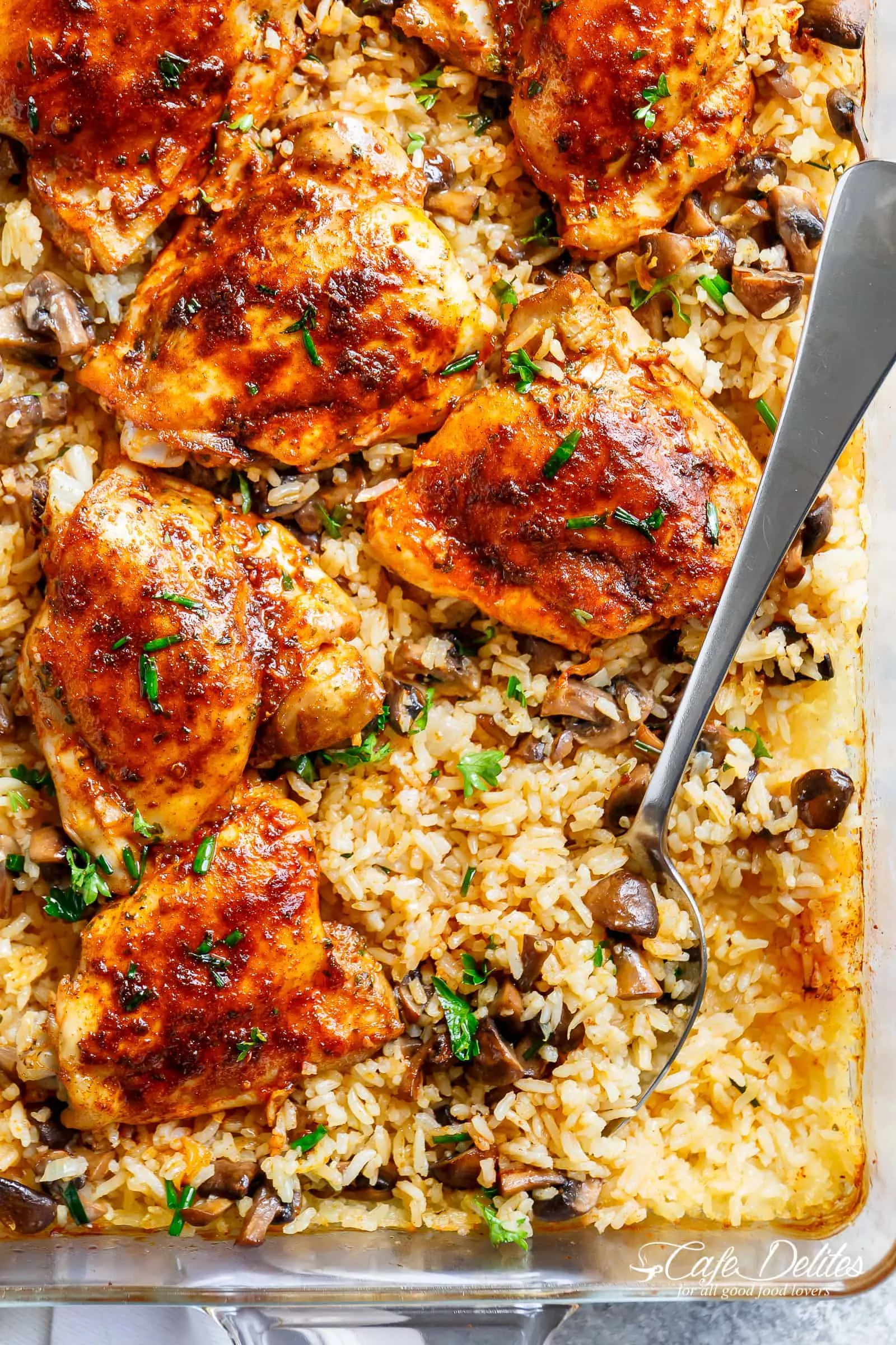 Easy Oven Baked Chicken and Rice