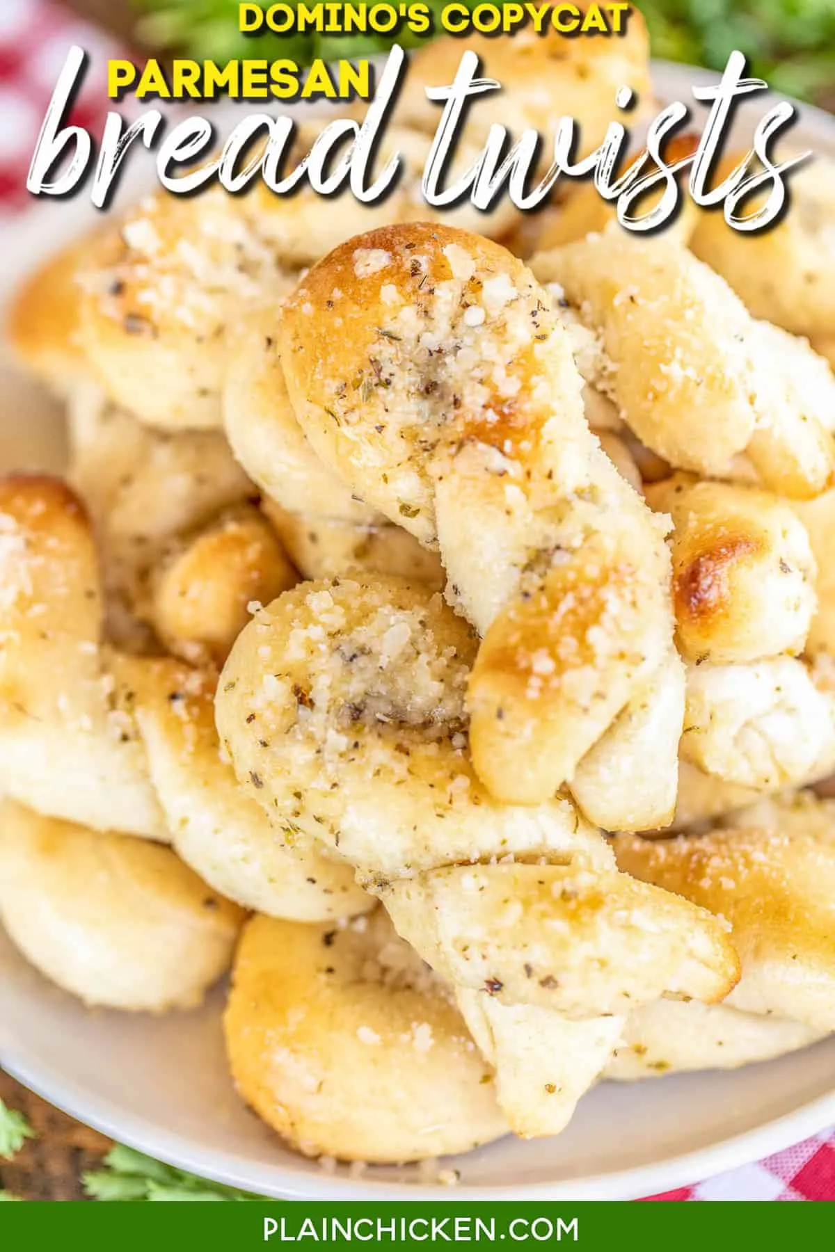 Easy Parmesan Bread Twists