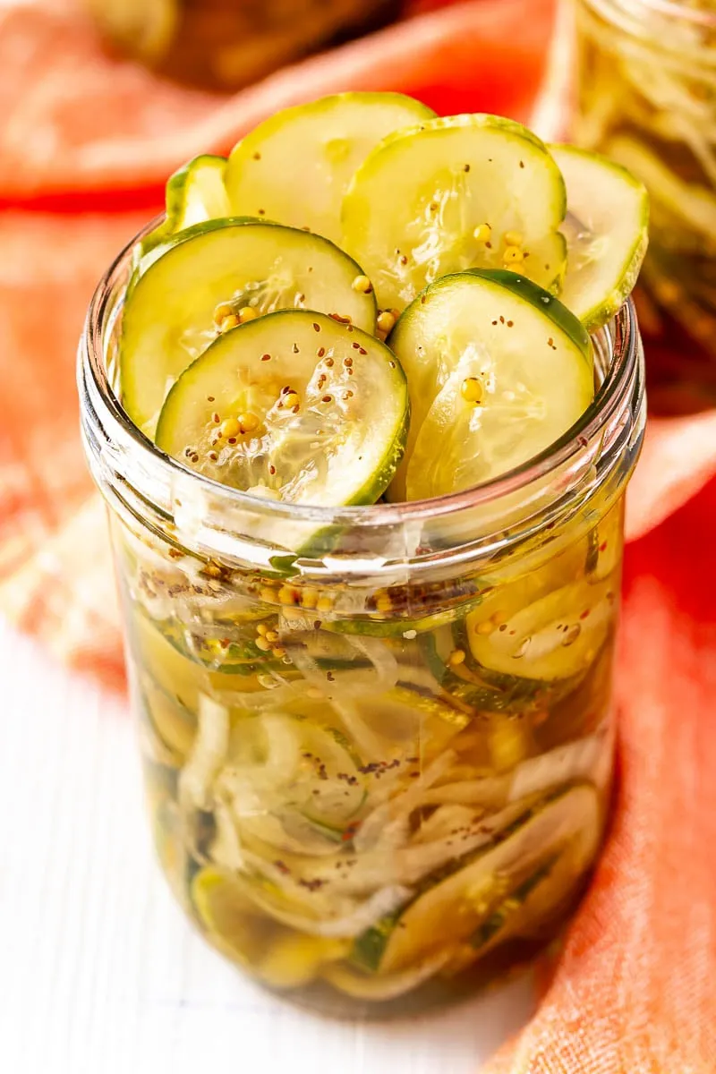 Easy Quick Bread Butter Refrigerator Pickles