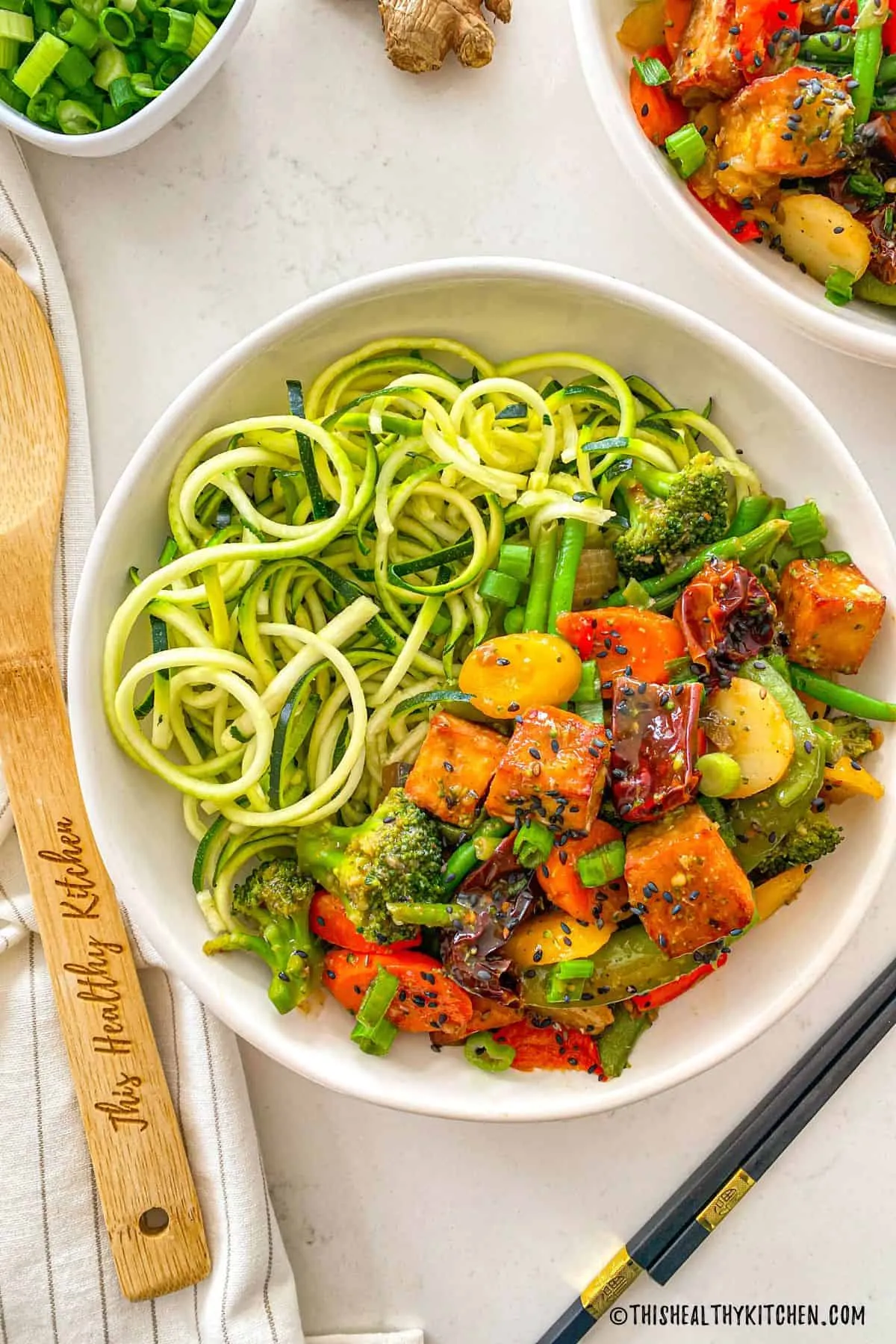 Easy Szechuan Veggie Zoodles