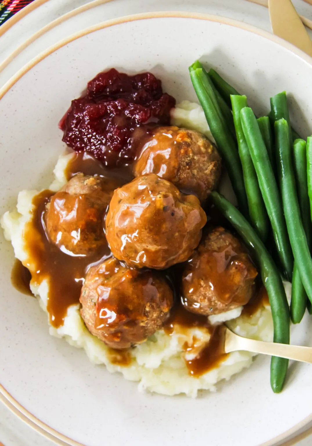 Easy Turkey and Stuffing Meatballs