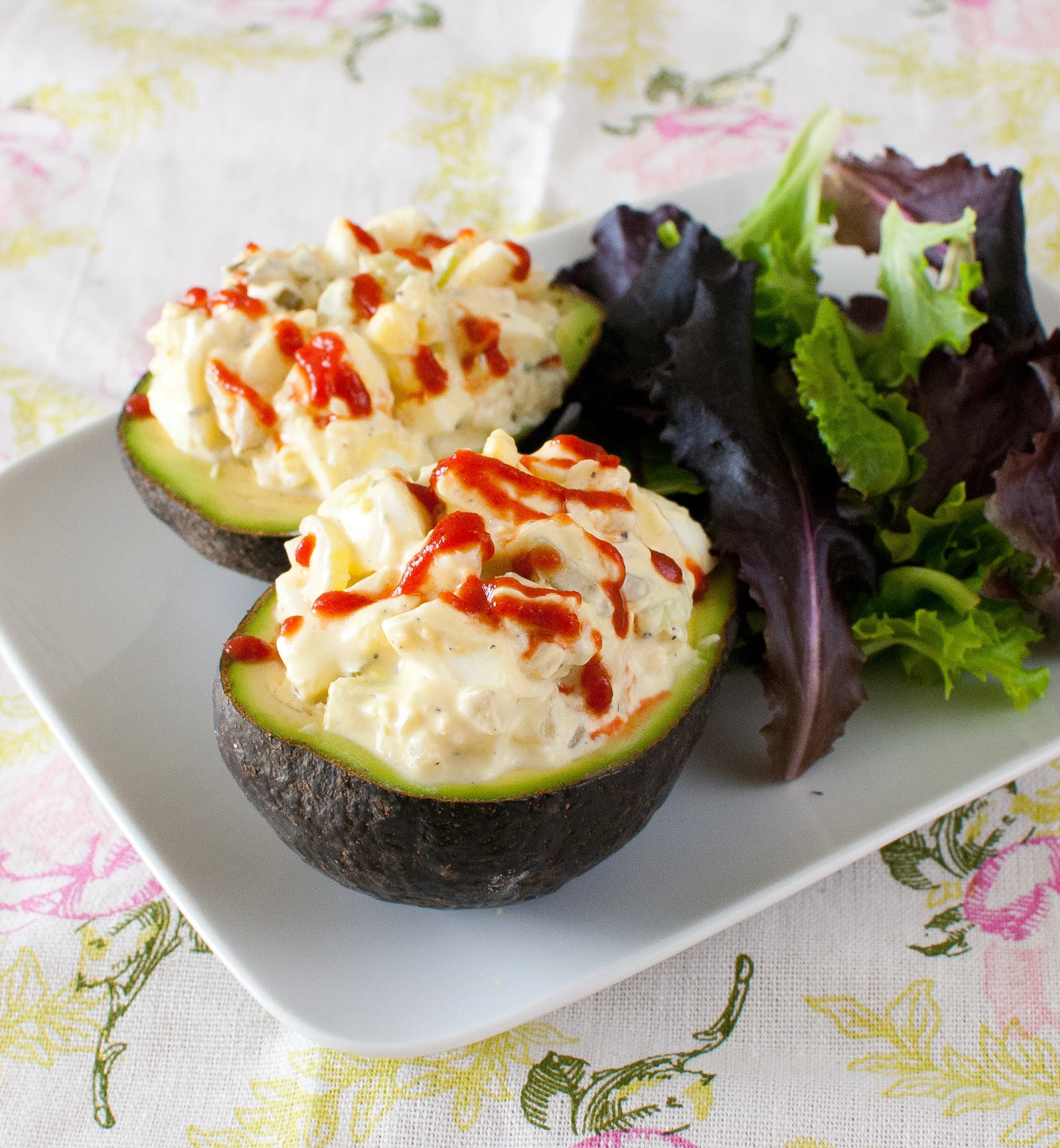 Egg Salad Stuffed Avocados