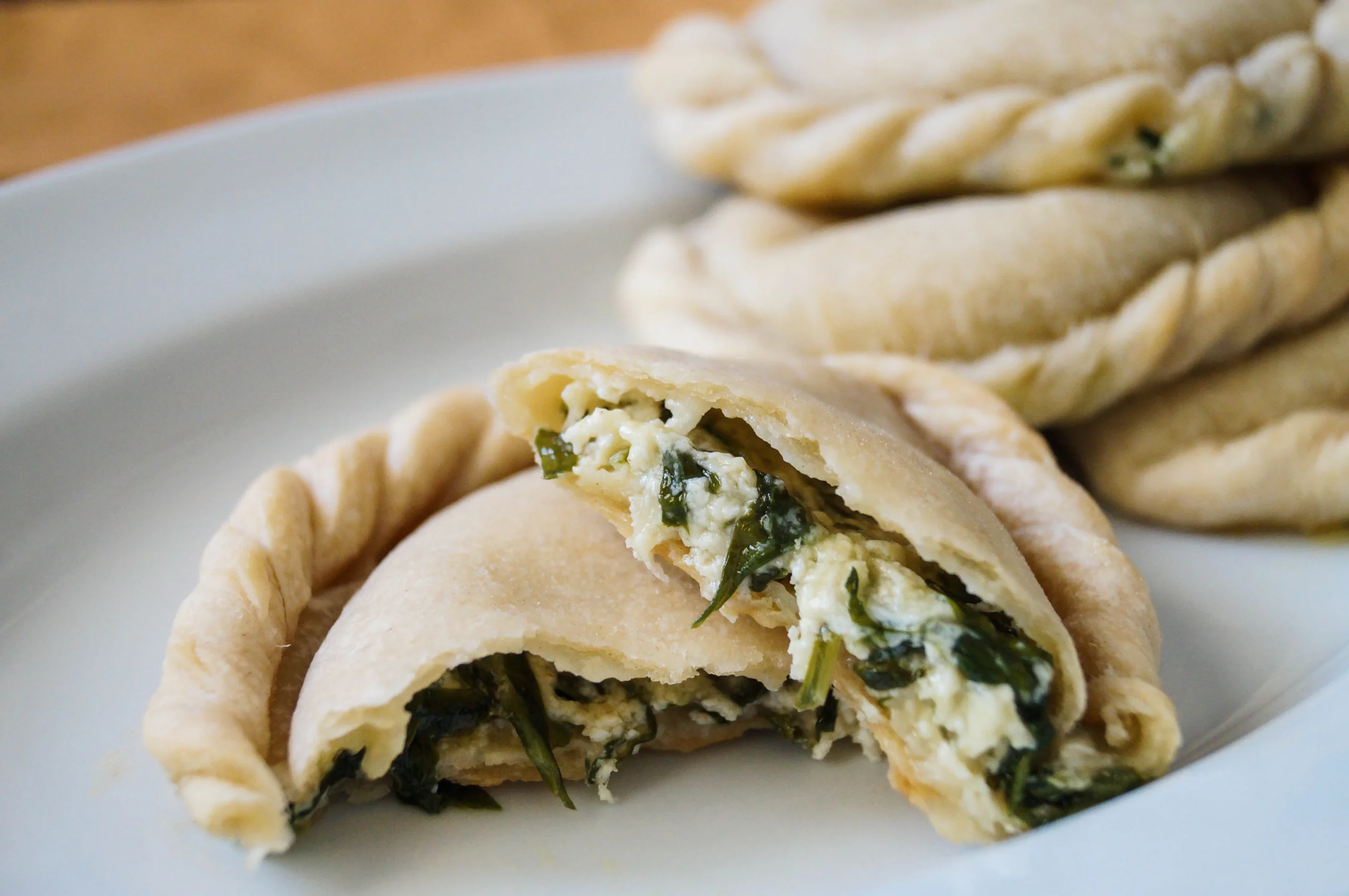 Eggplant Chickpea Spinach Empanadas