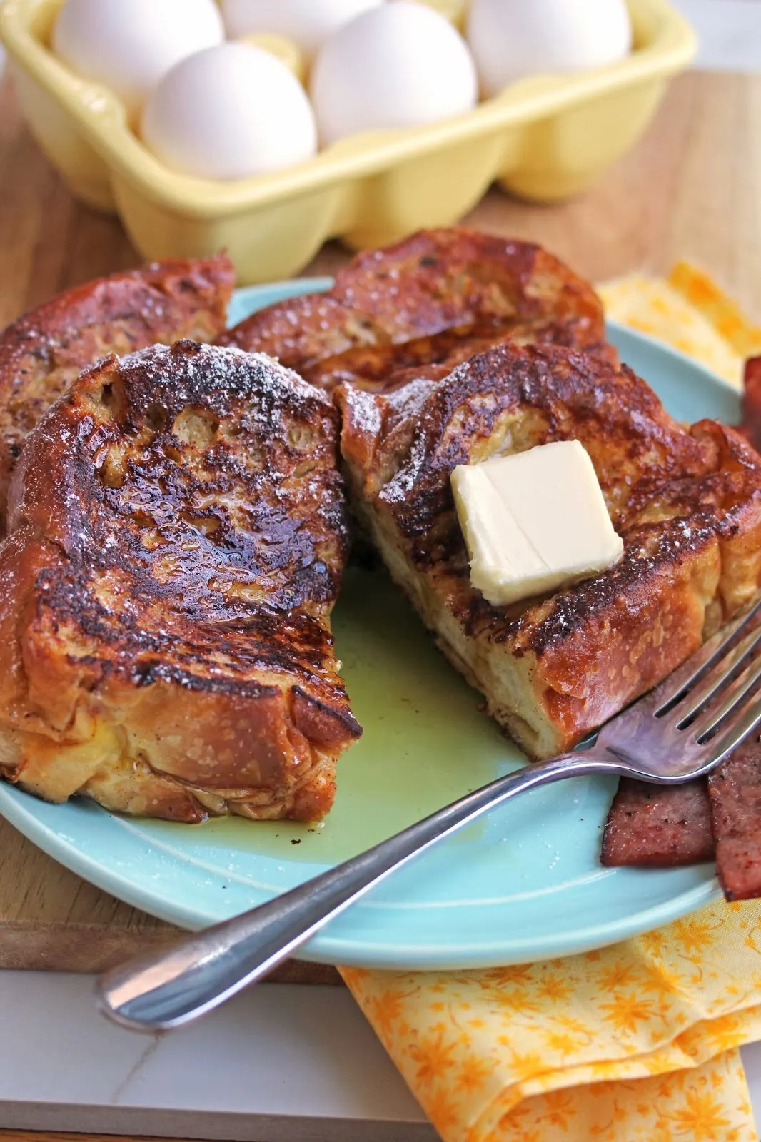 Eggy Eggnog French Toast