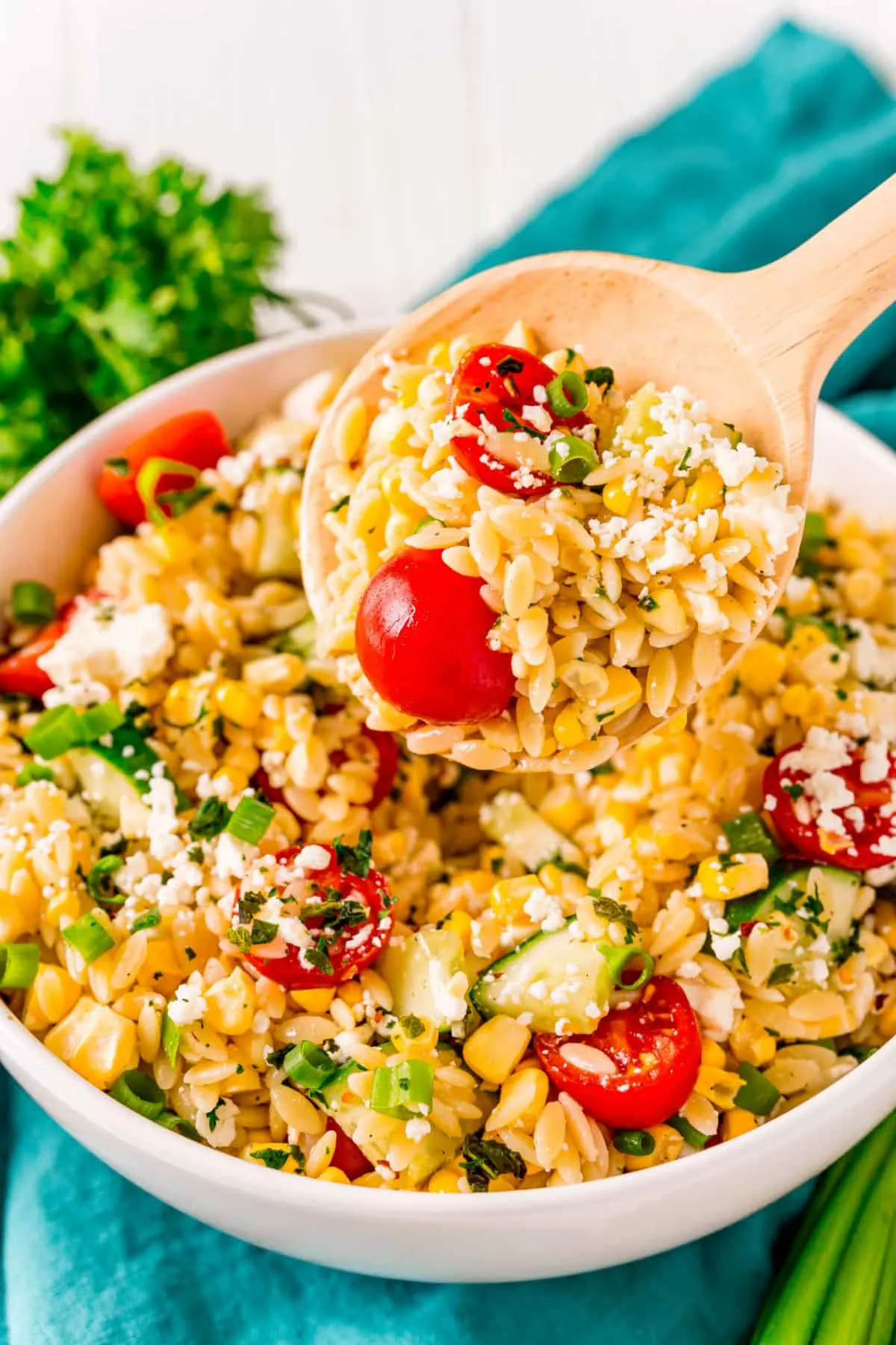 End of Summer Orzo Salad