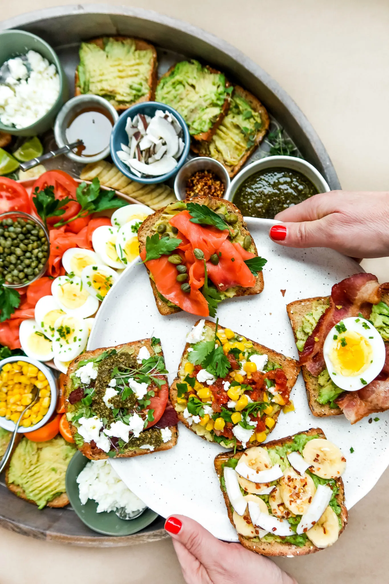 Epic Avocado Toast Board