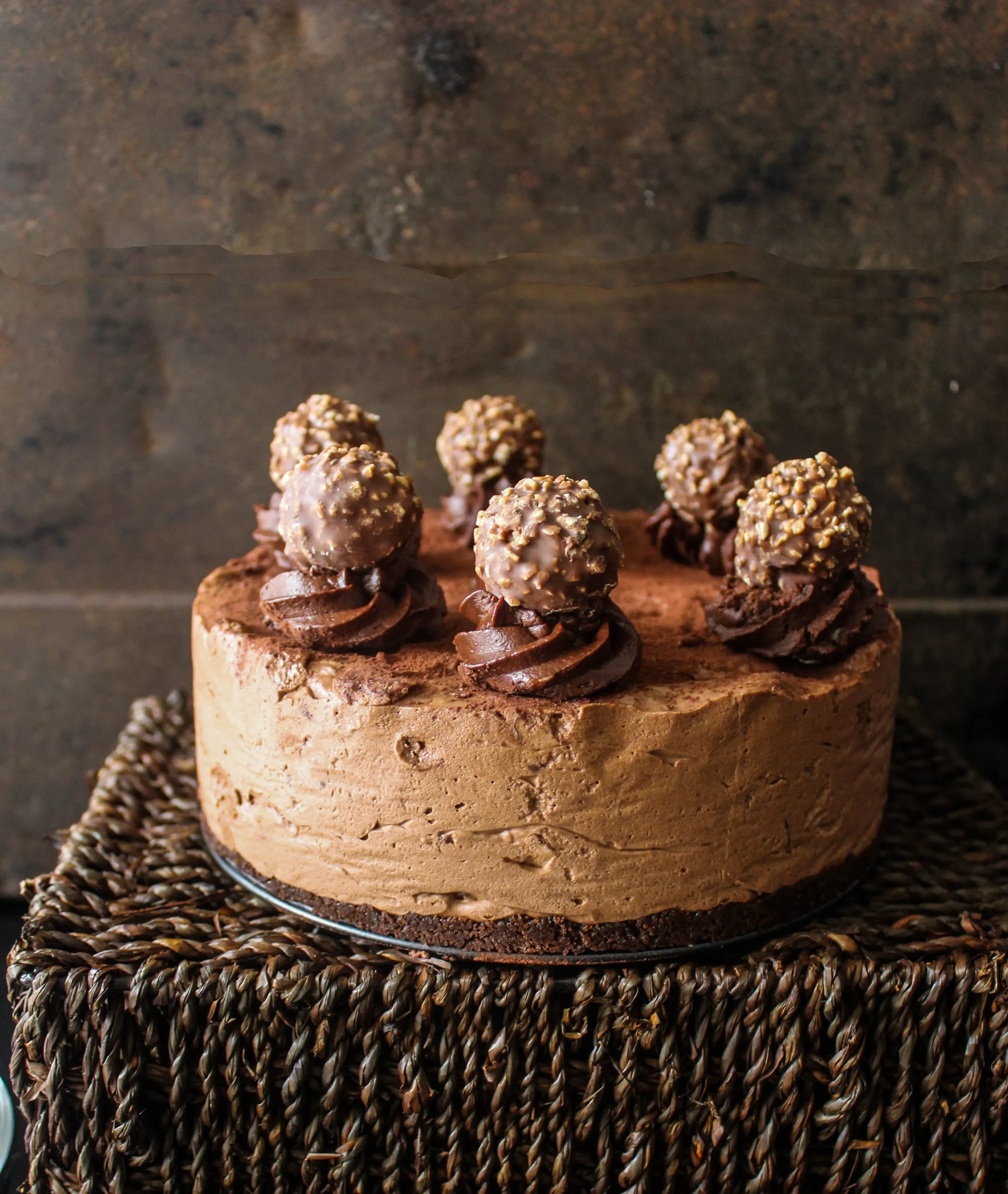 Ferrero Rocher Chocolate Mousse Log