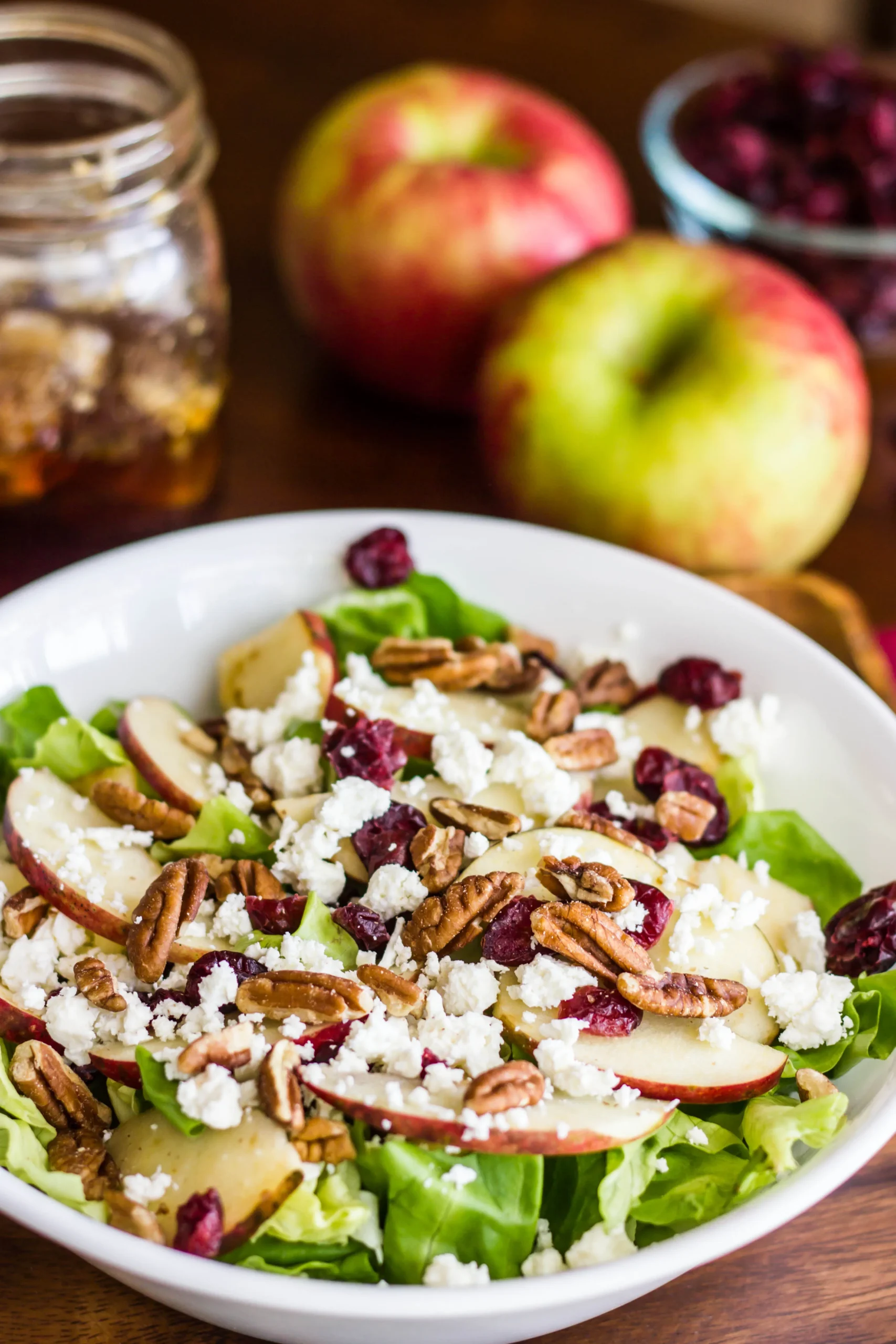 Feta Pasta Salad with Apples