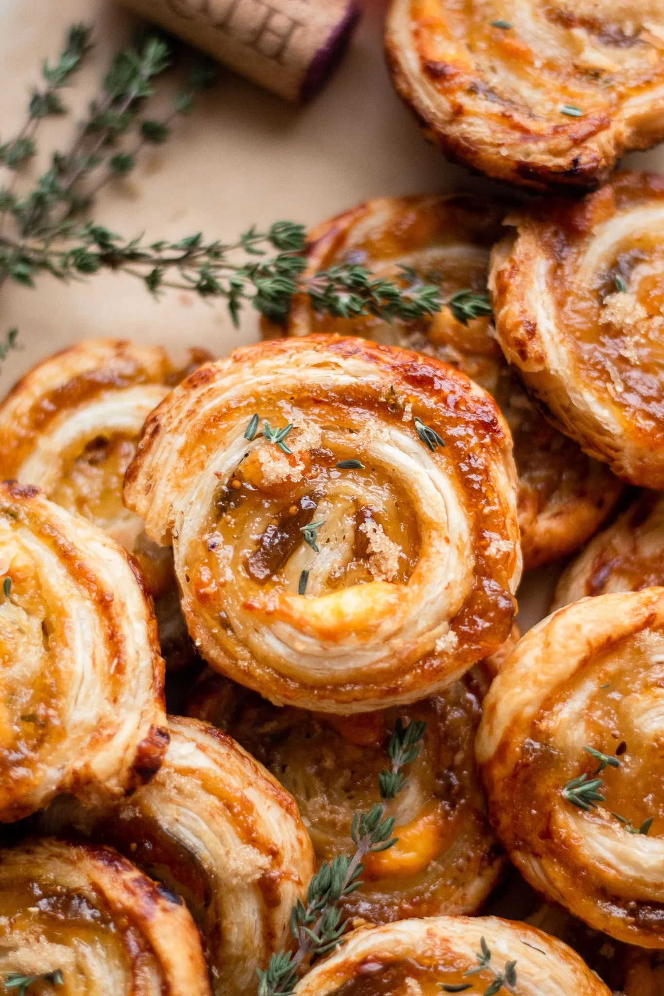 Fig Balsamic Onion Pinwheels