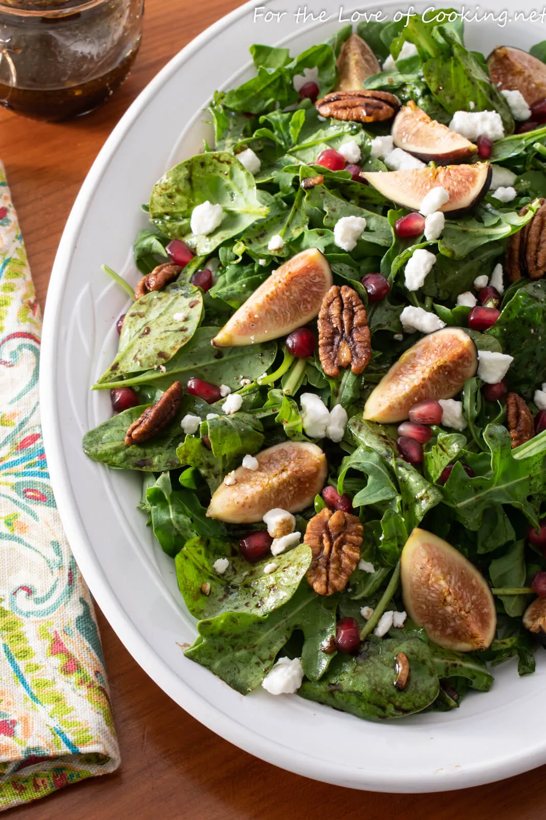 Fig Spinach Salad Balsamic Vinaigrette