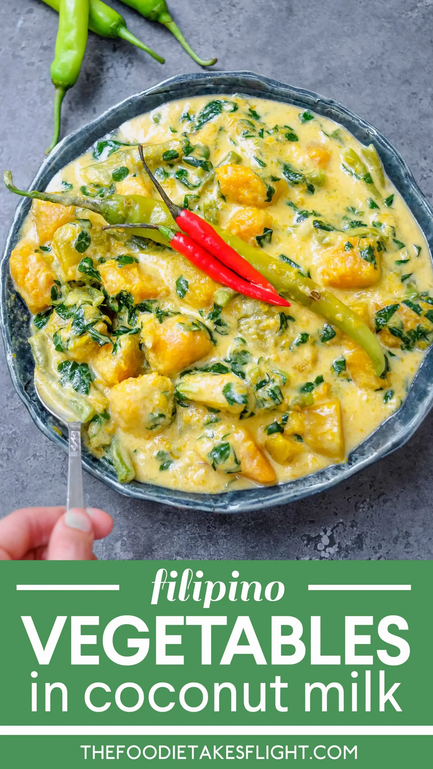 Filipino Veggies in Coconut