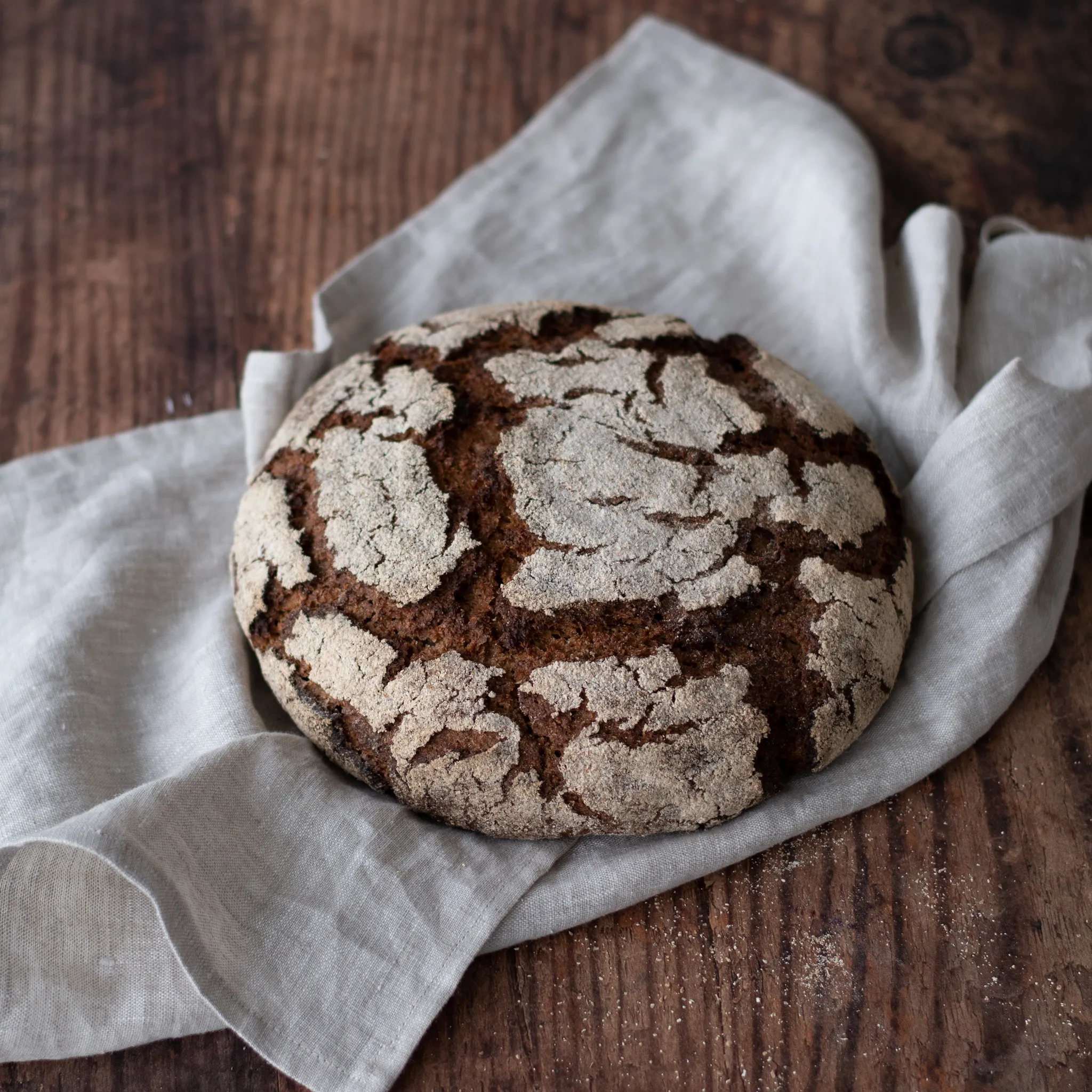 Finnish Rye Bread with Homemade Buttermilk Cheese