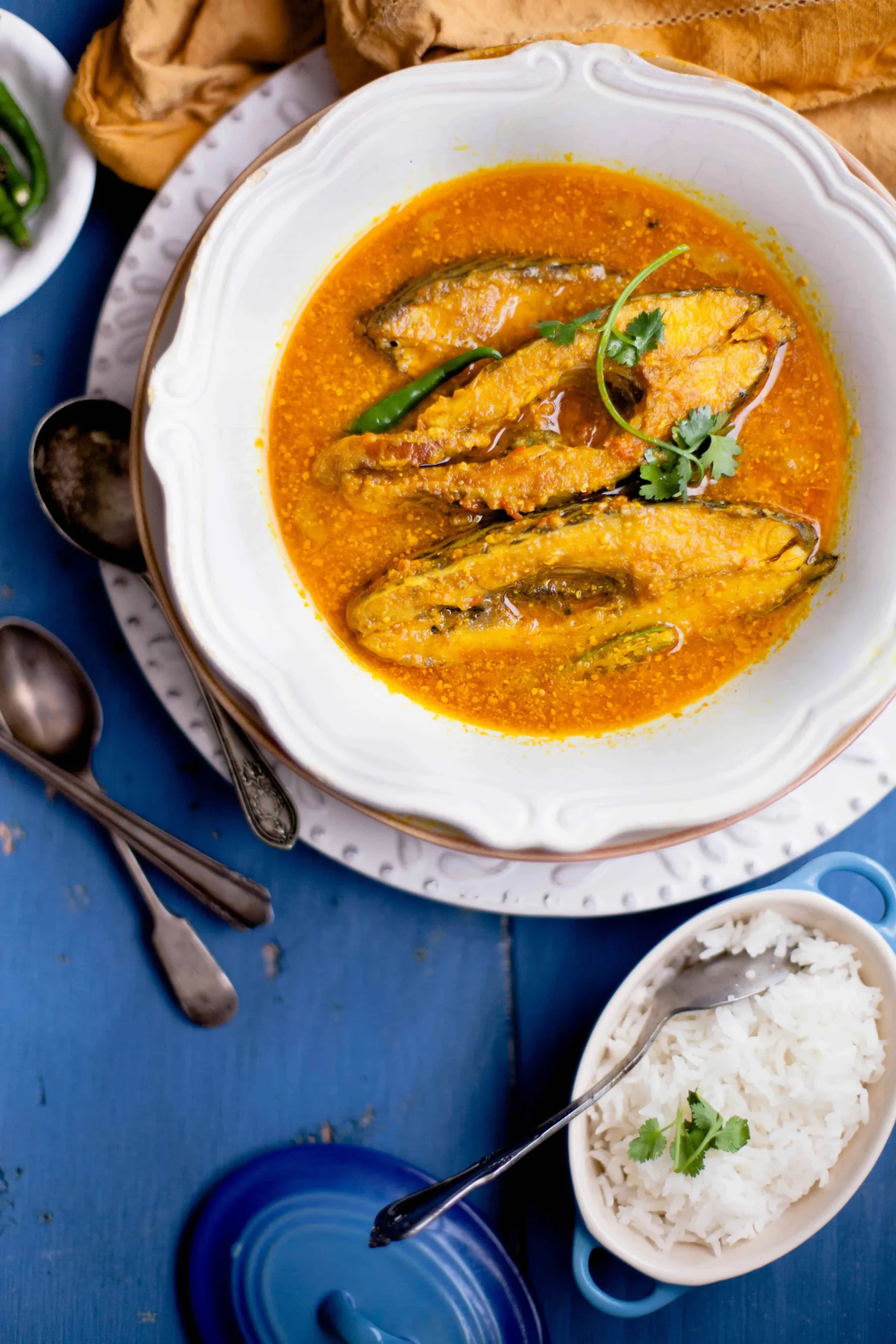 Fish in a Light Mustard Sauce