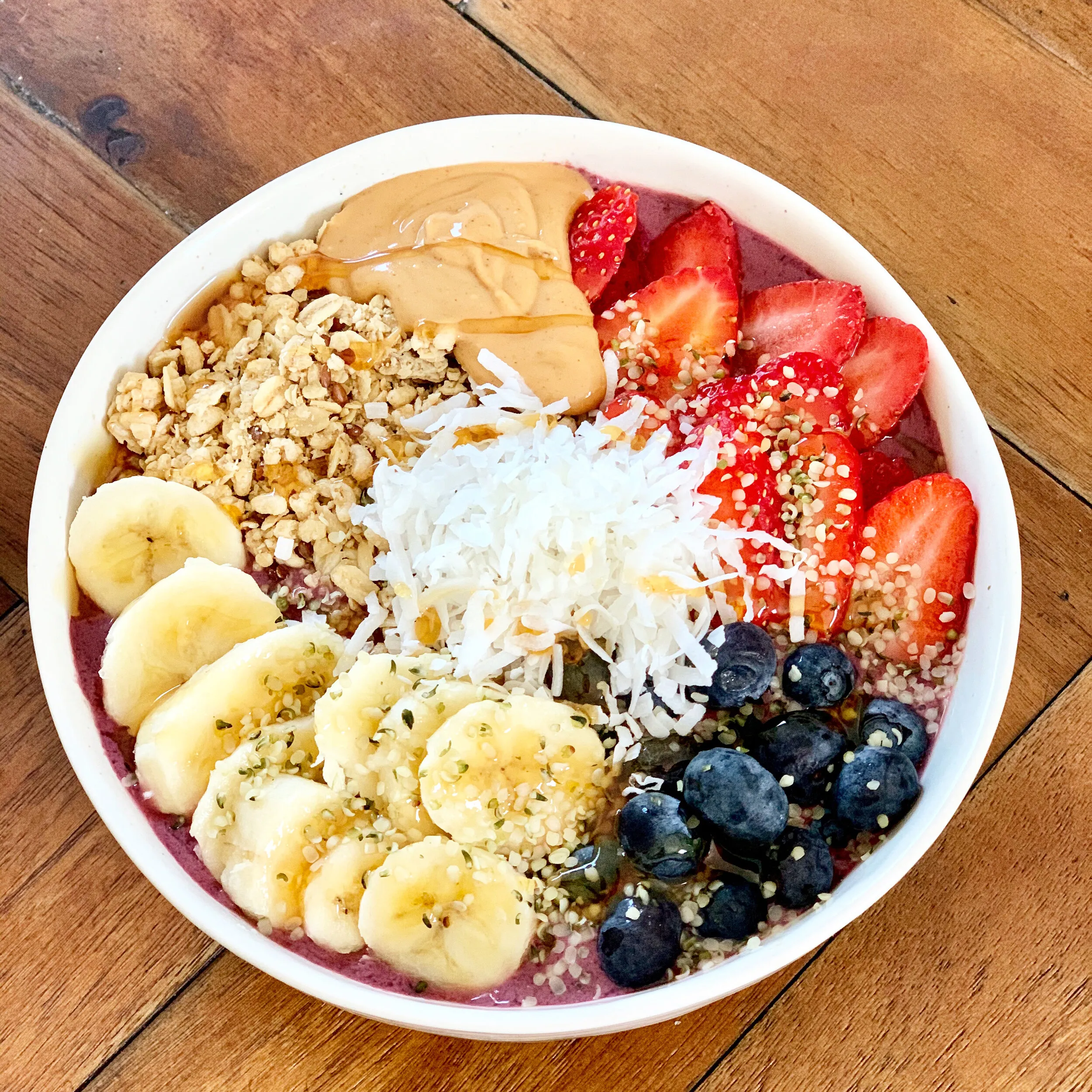 Five Ingredient Triple Berry Acai Bowl
