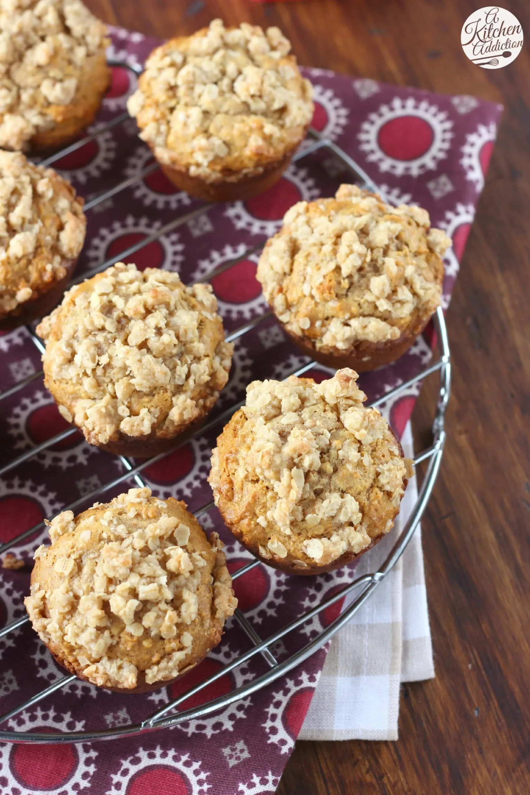 Flourless Peanut Butter Oatmeal Muffins