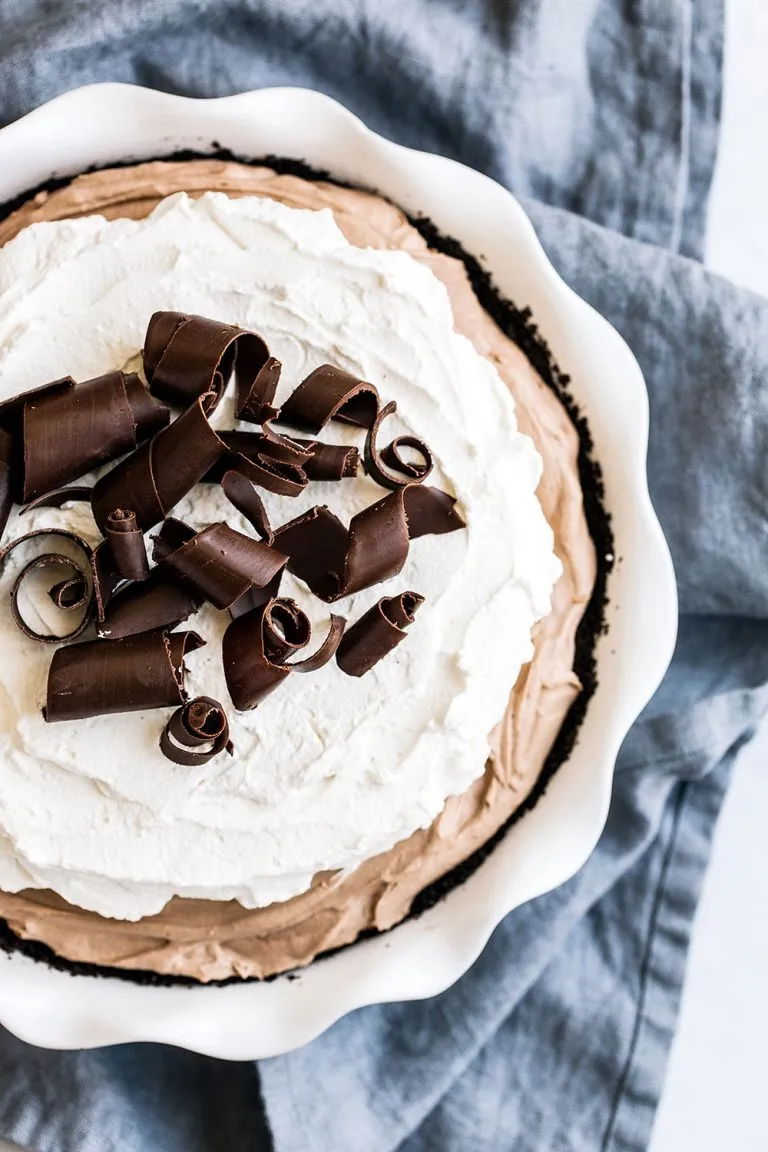 Fluffy French Silk Pie