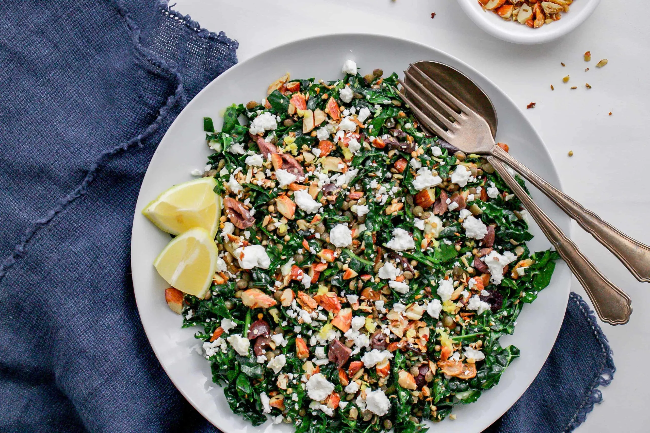 French Lentil Salad with Feta, Fennel, and Celery