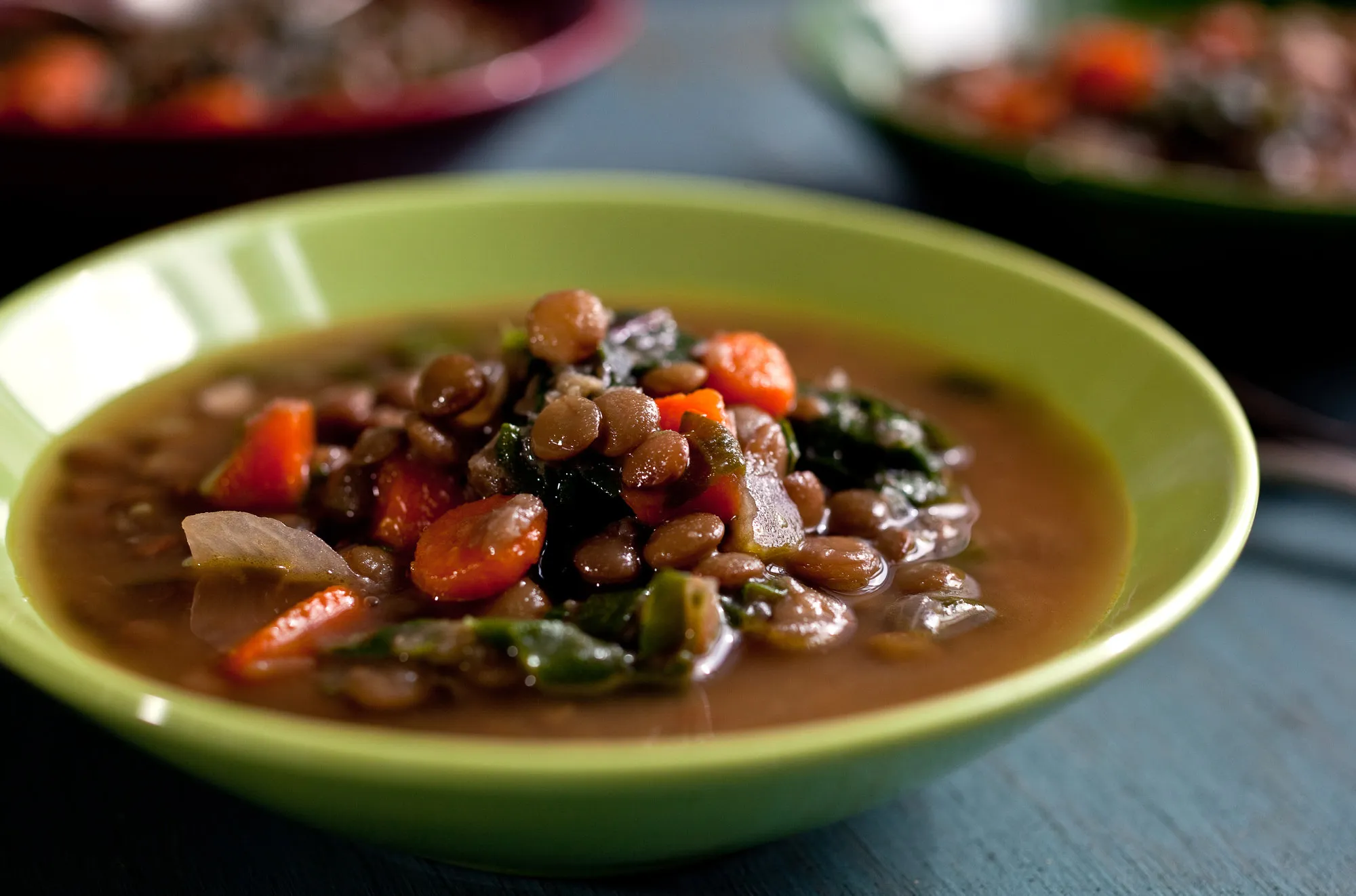 French Lentils with Chard