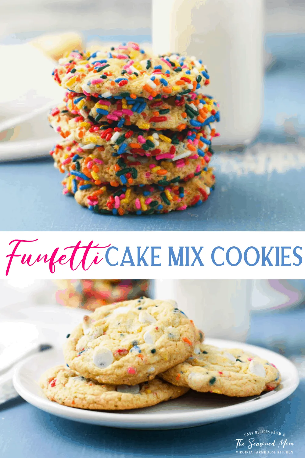 Funfetti Pudding Mix Cookies