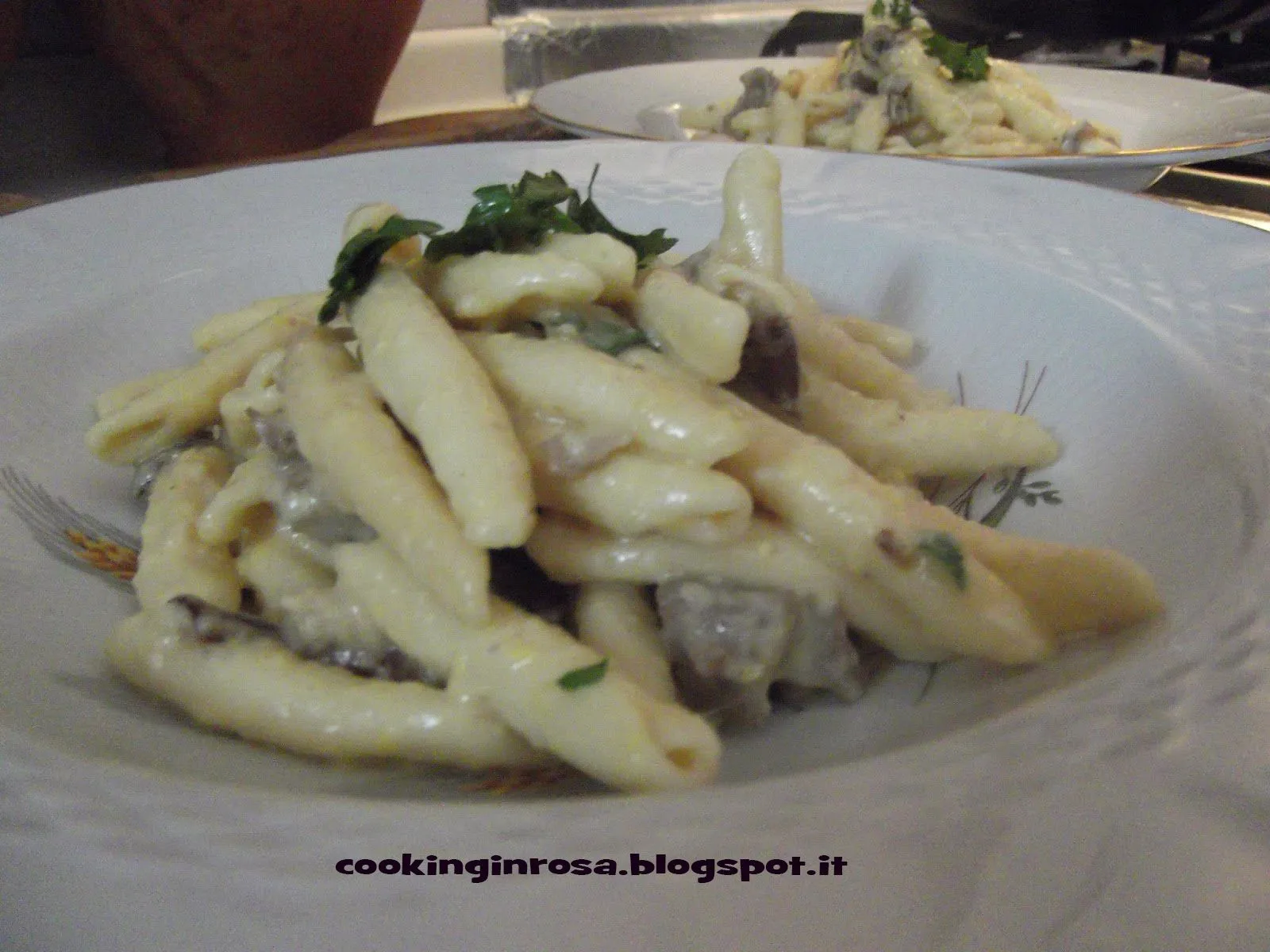 Fusili with Porcini Mushrooms