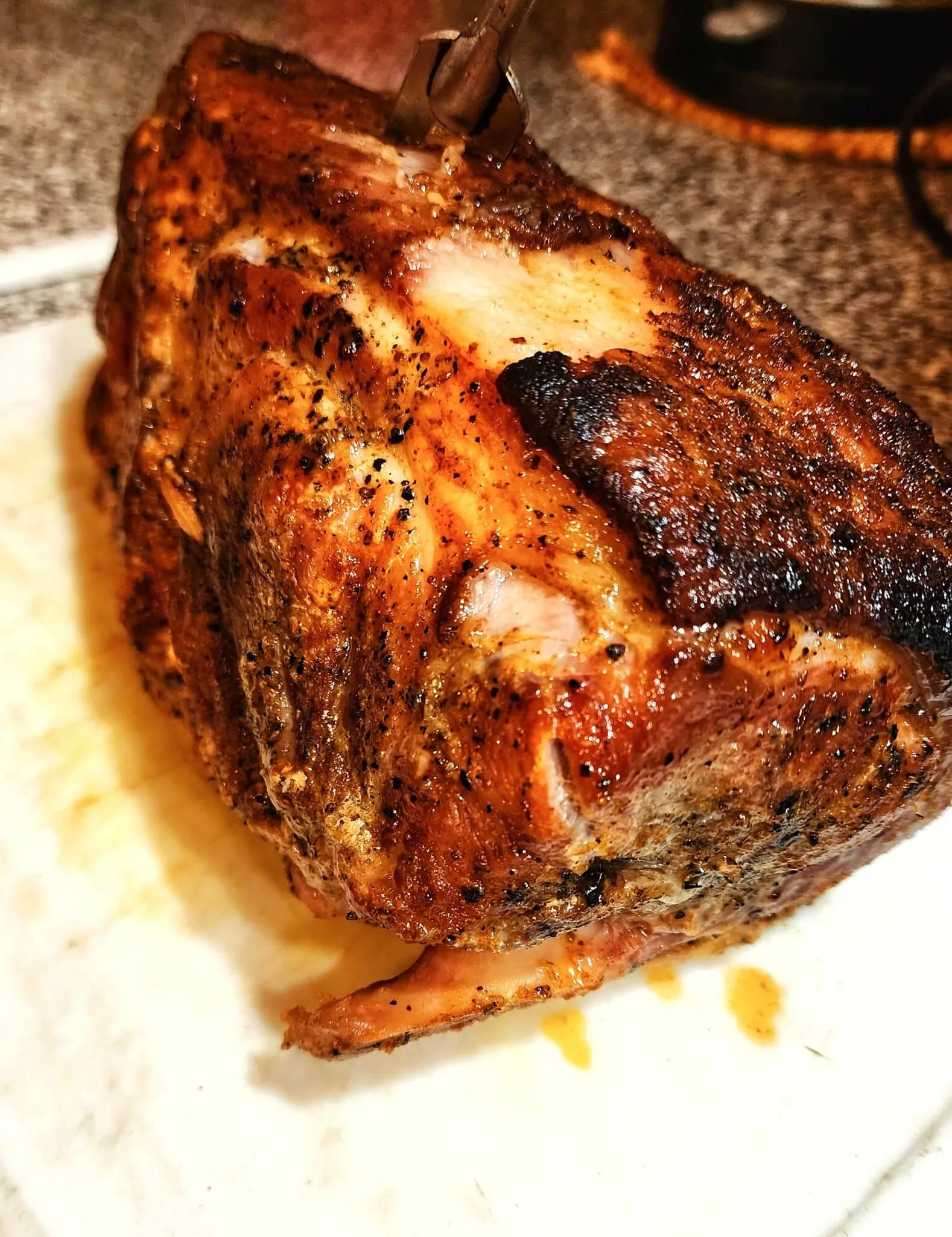 Garlic Studded Pork Loin Roast