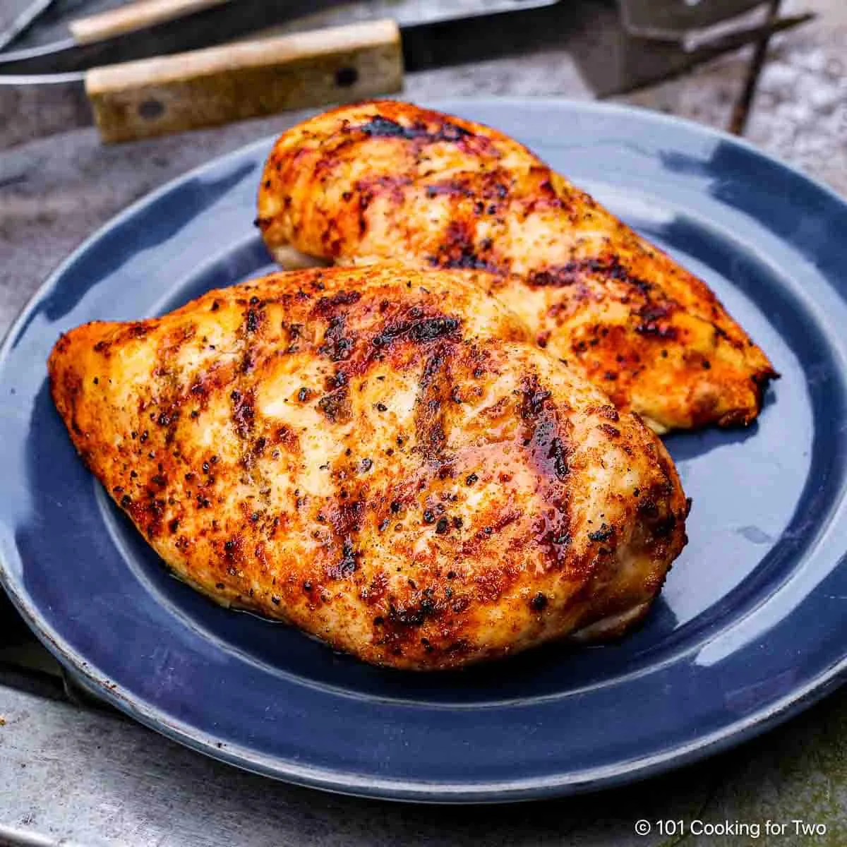 Gas Grill Chicken Breasts