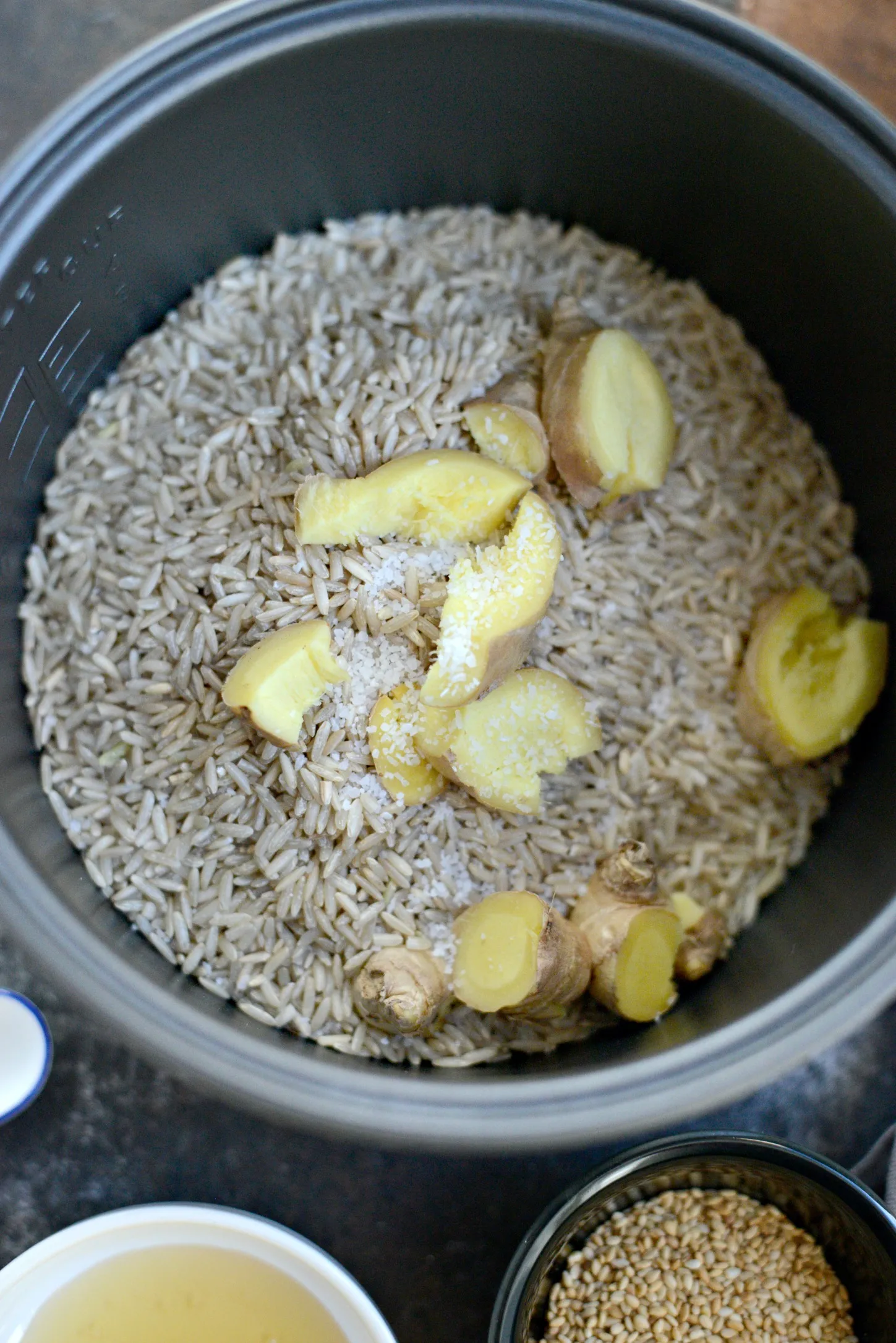 Ginger Sesame Brown Rice