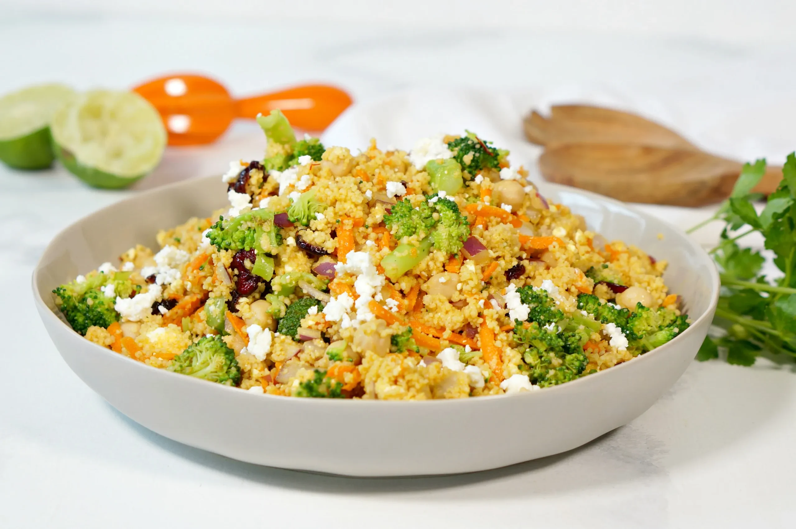 Gingered Couscous with Chick Peas