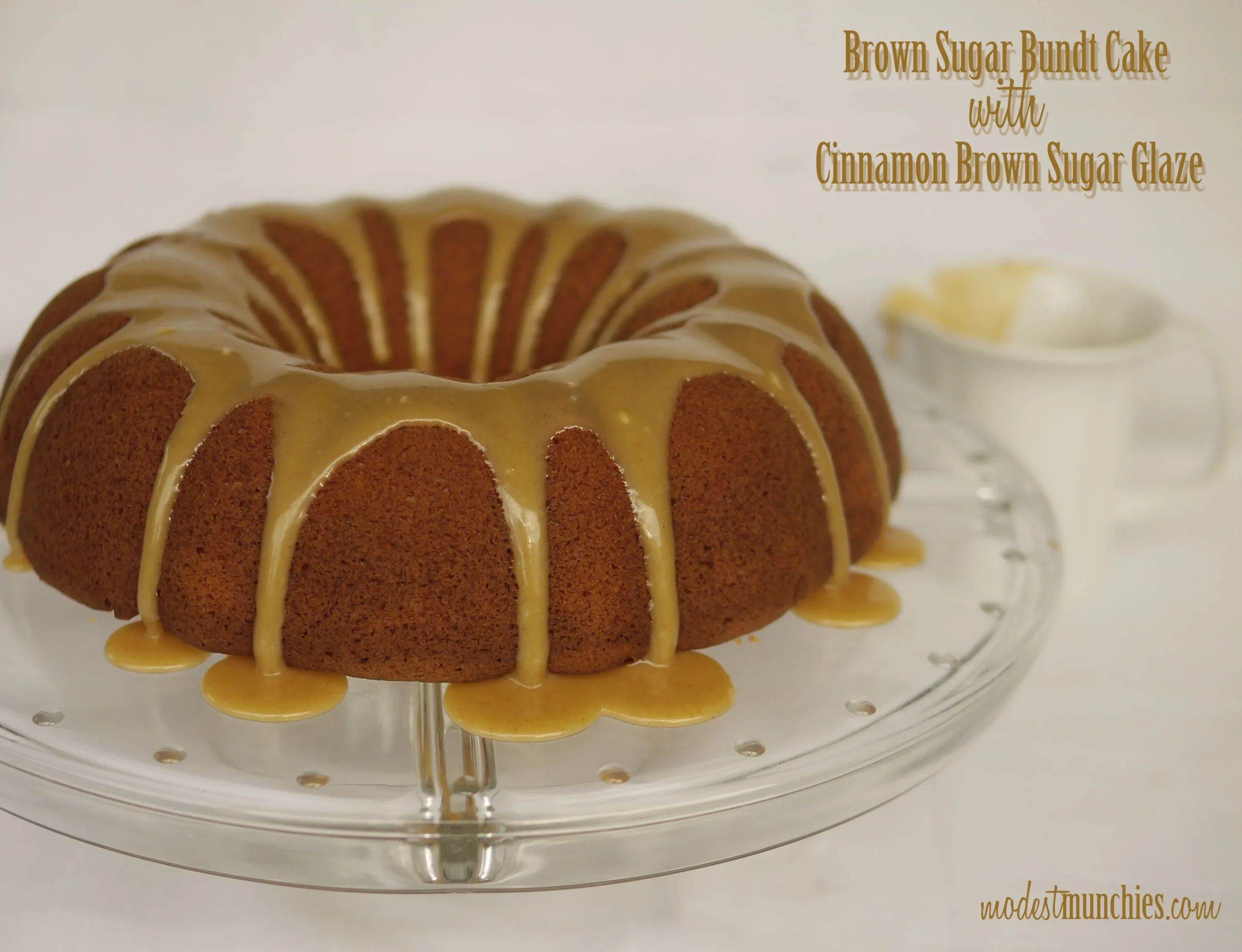 Glazed Brown Sugar Bundt Cake