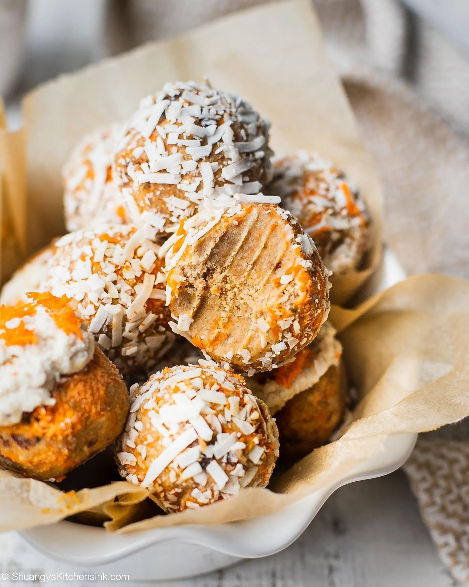 Gluten Free Carrot Cake Truffles