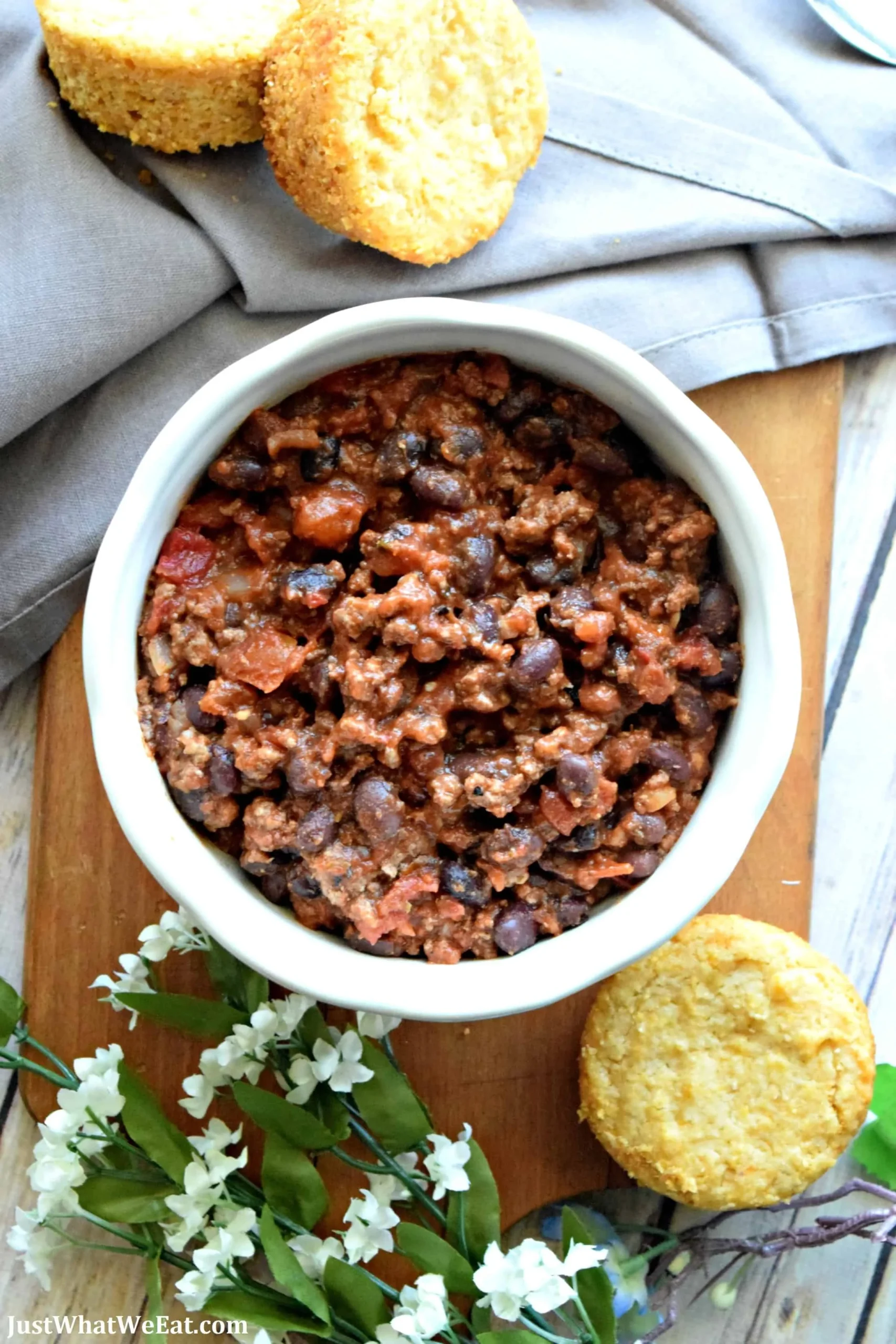 Gluten Free Chili with Beef and Beans