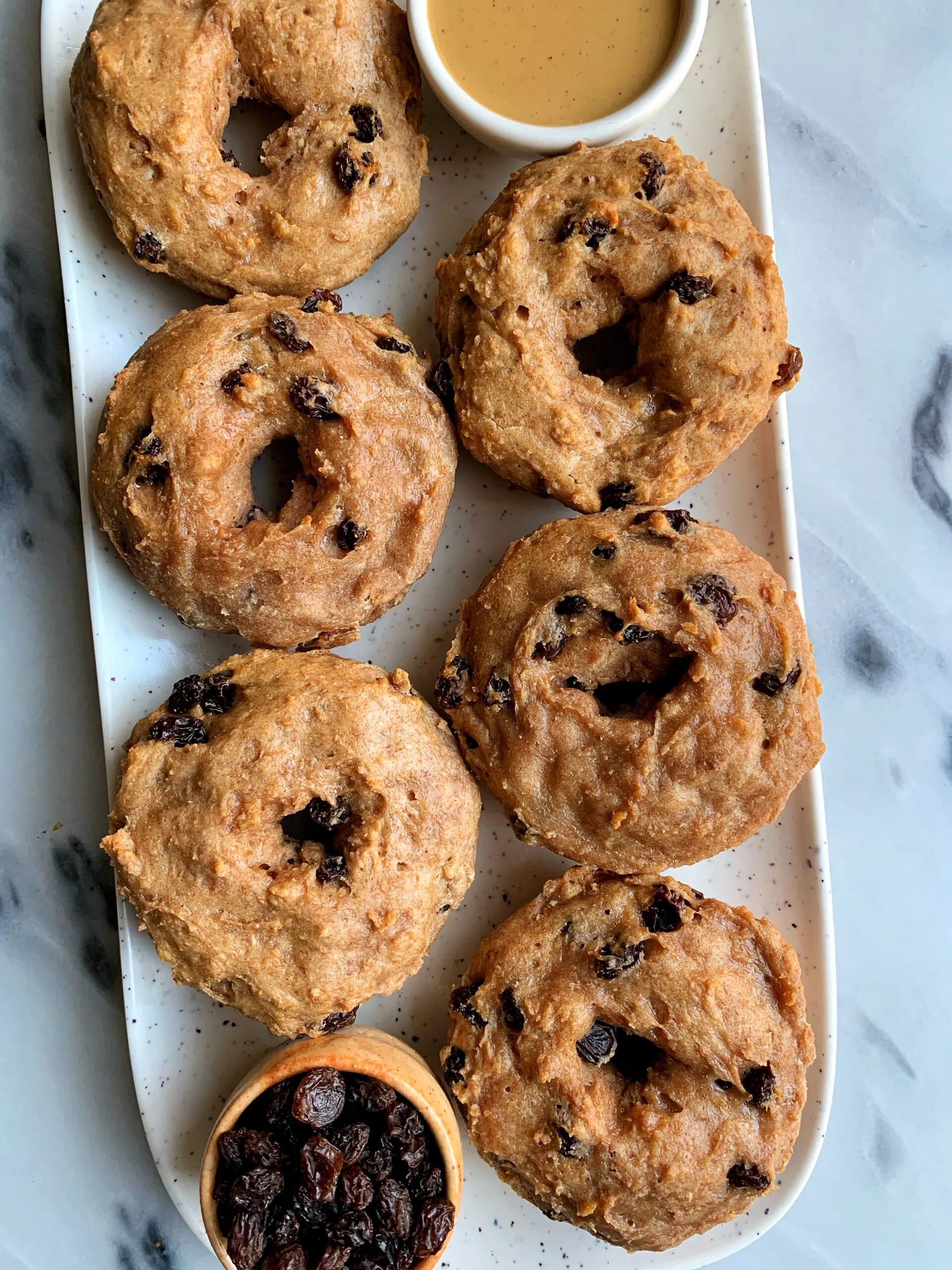 Gluten Free Cinnamon Raisin Yogurt Bagels