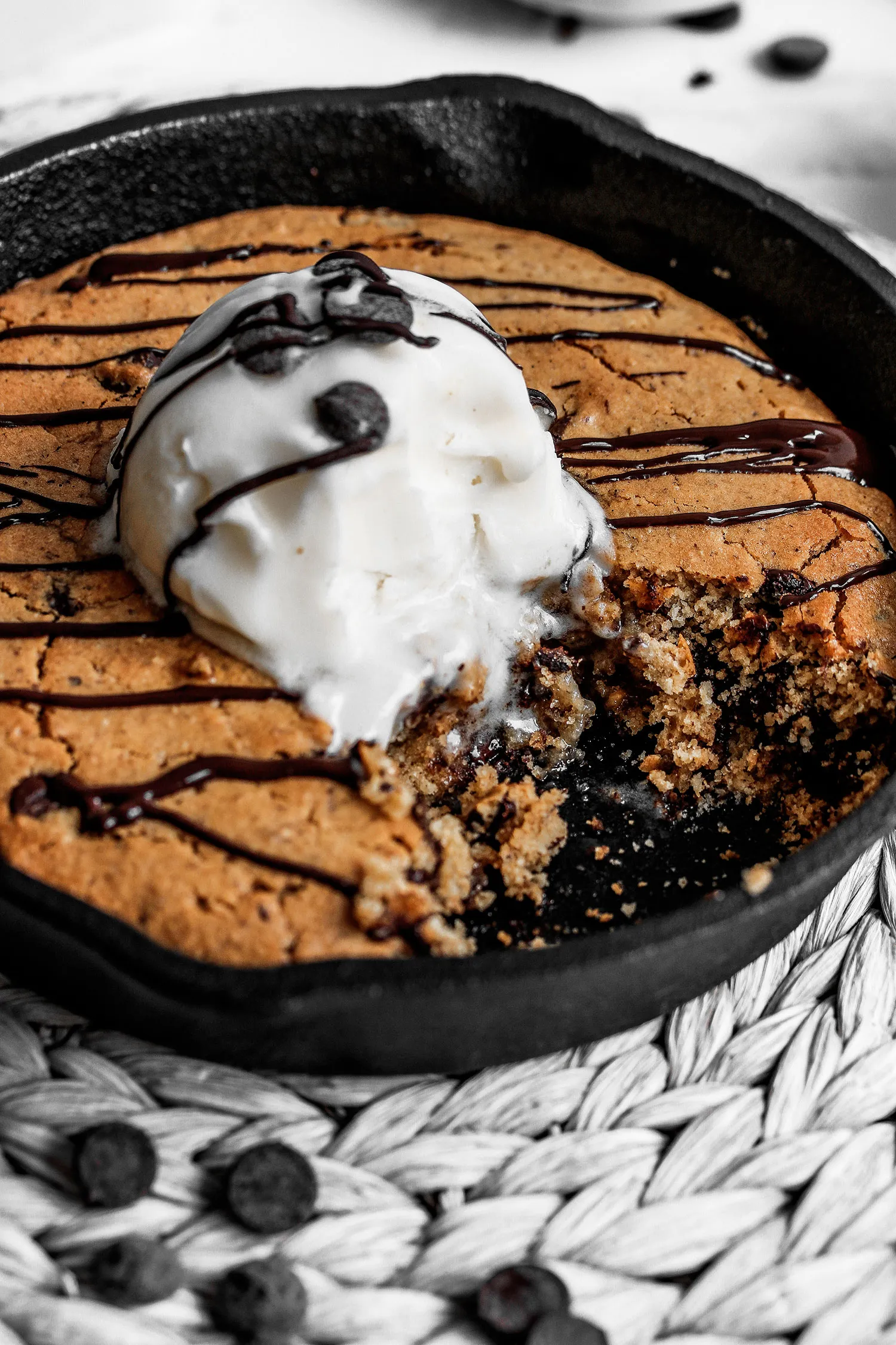 Gluten Free Skillet Cookies