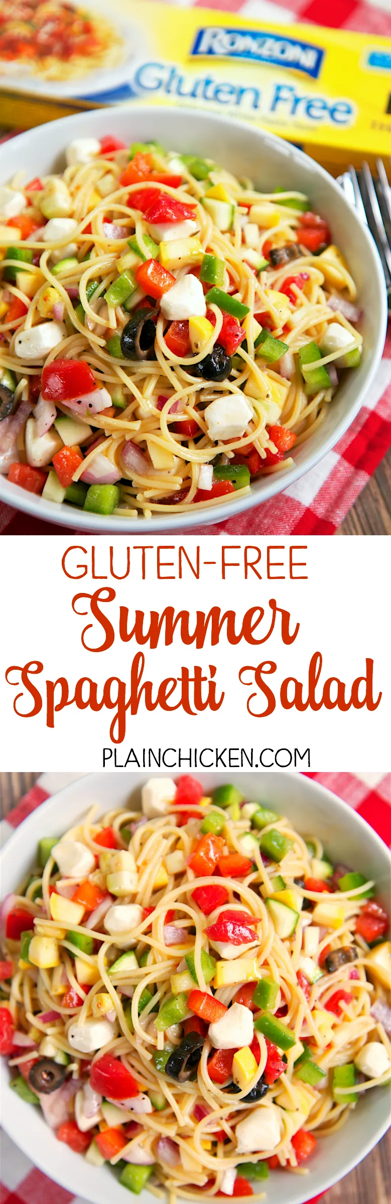 Gluten Free Summer Spaghetti