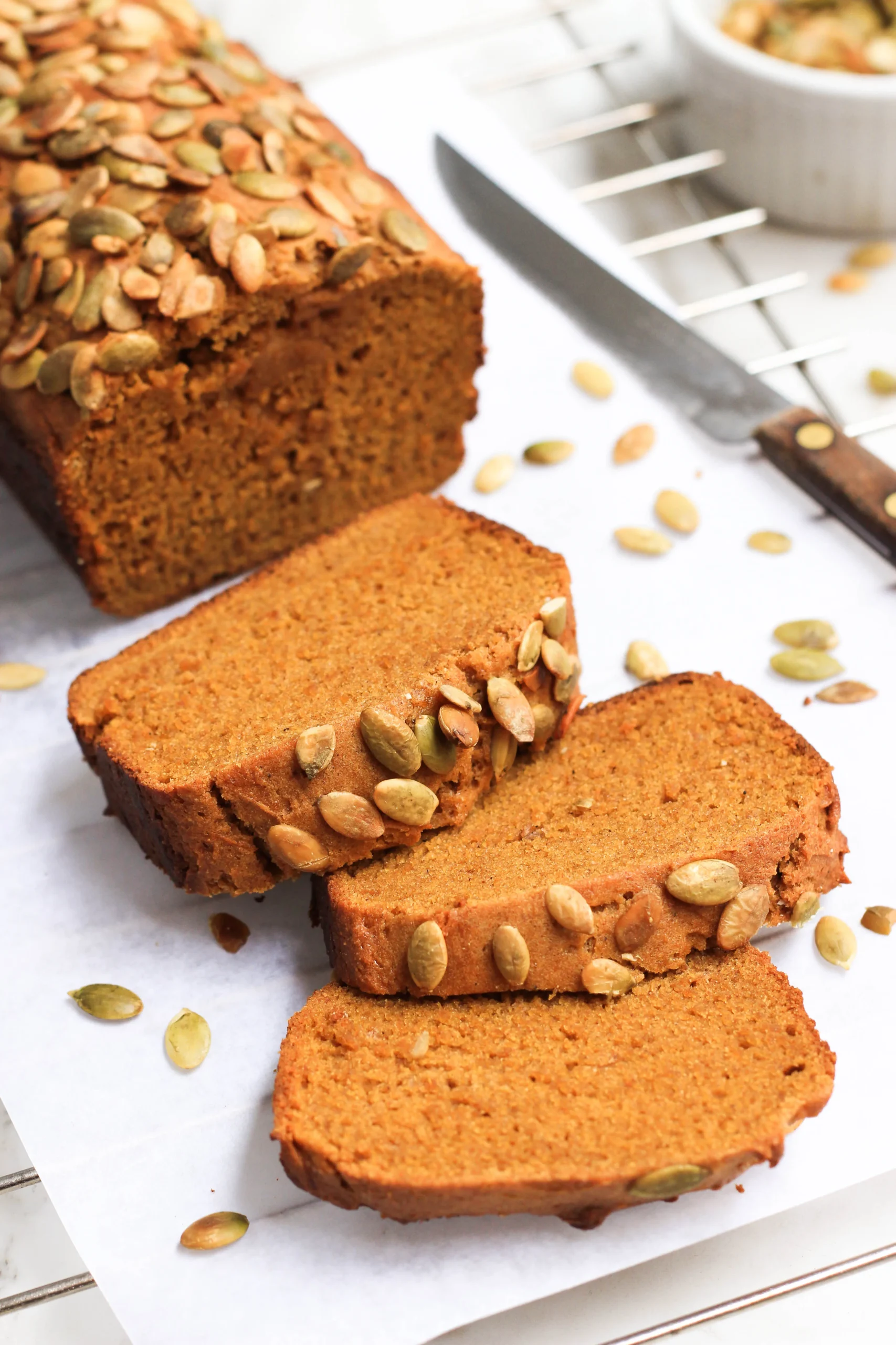 Gluten Free Vegan Pumpkin Bread