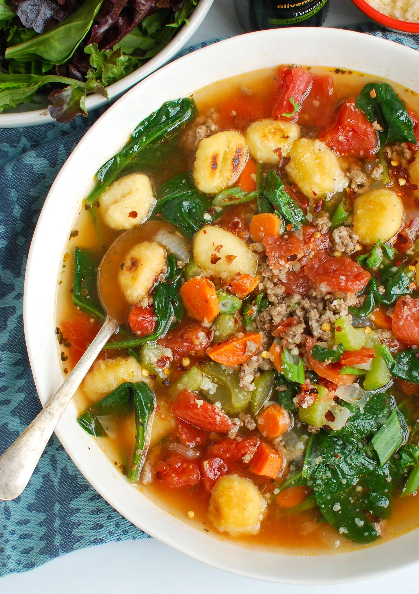 Gnocchi and Vegetable Soup