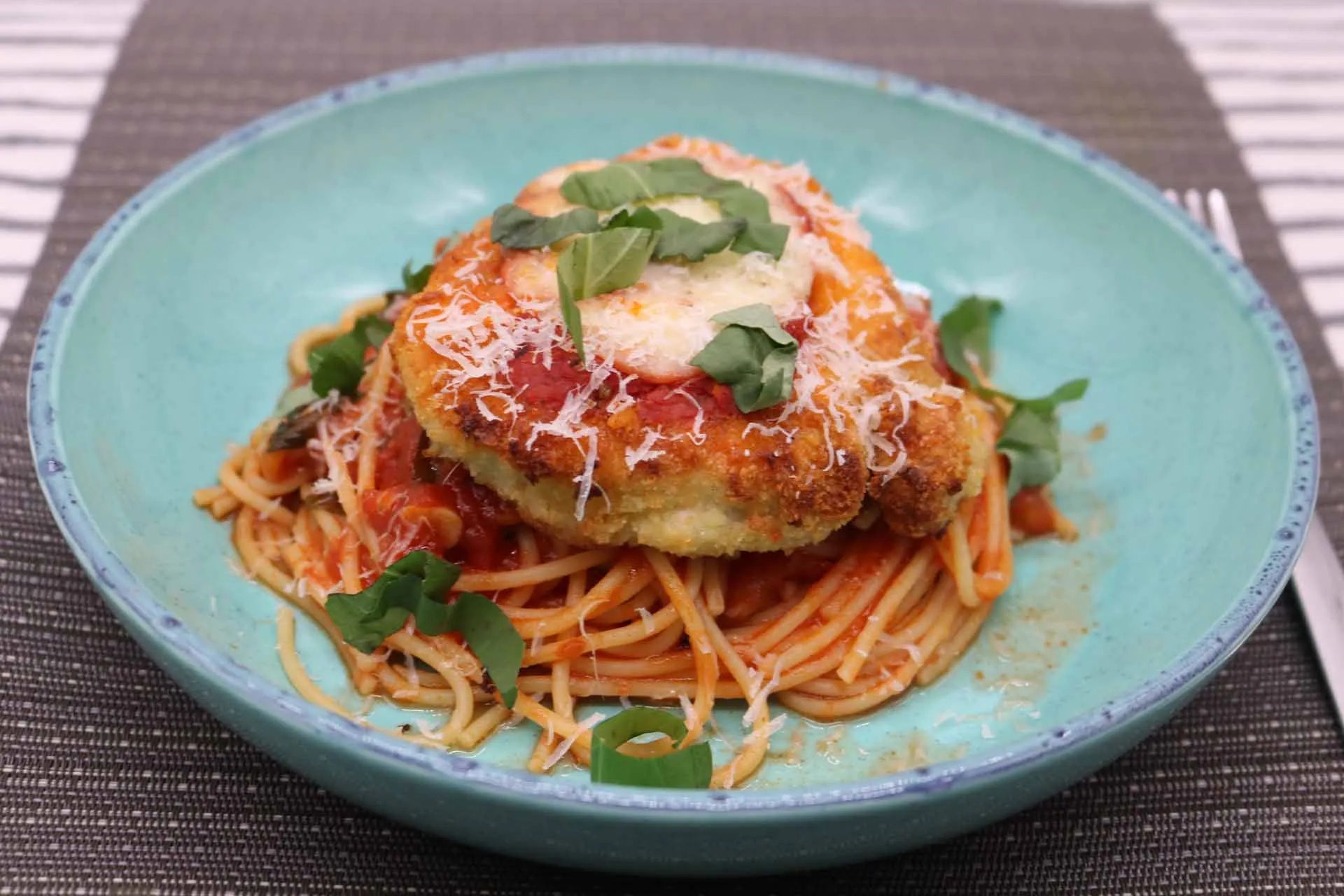 Golden Turkey Breast Parmigiana