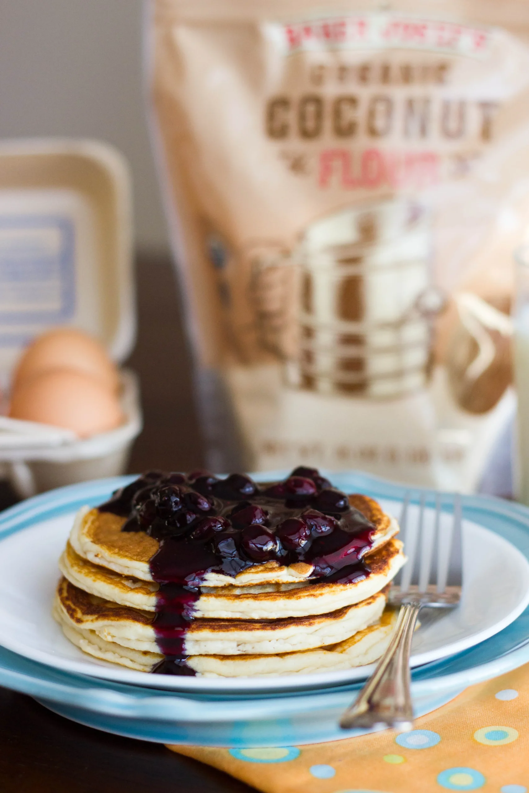 Grain Free Coconut Flour Pancakes