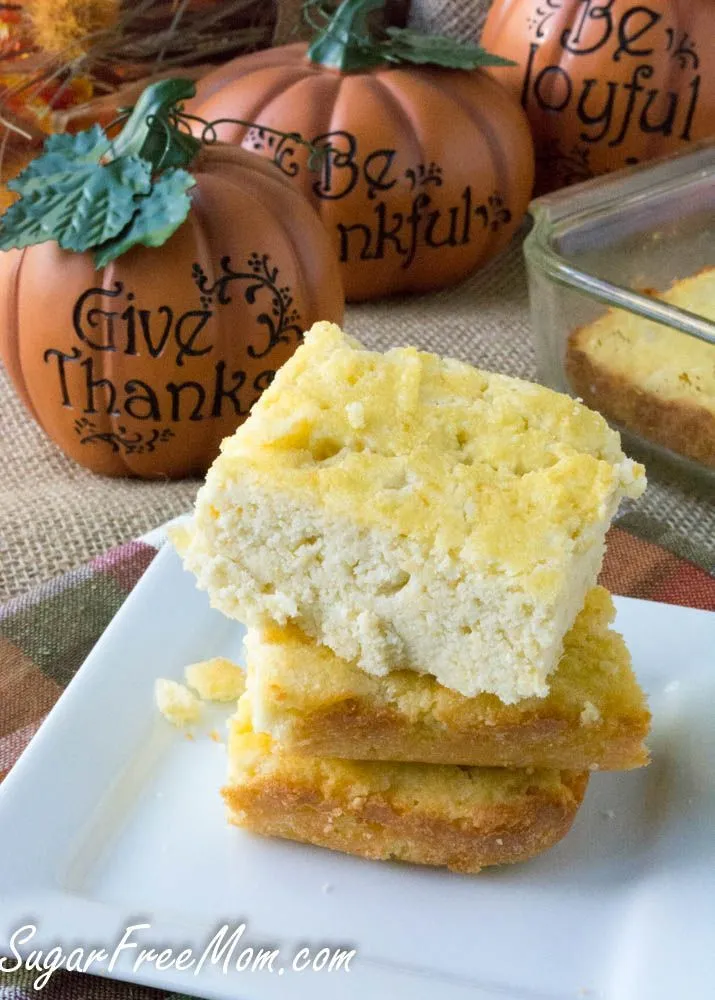 Grain Free Low Carb Cheesy Corn Bread (Nut Free)