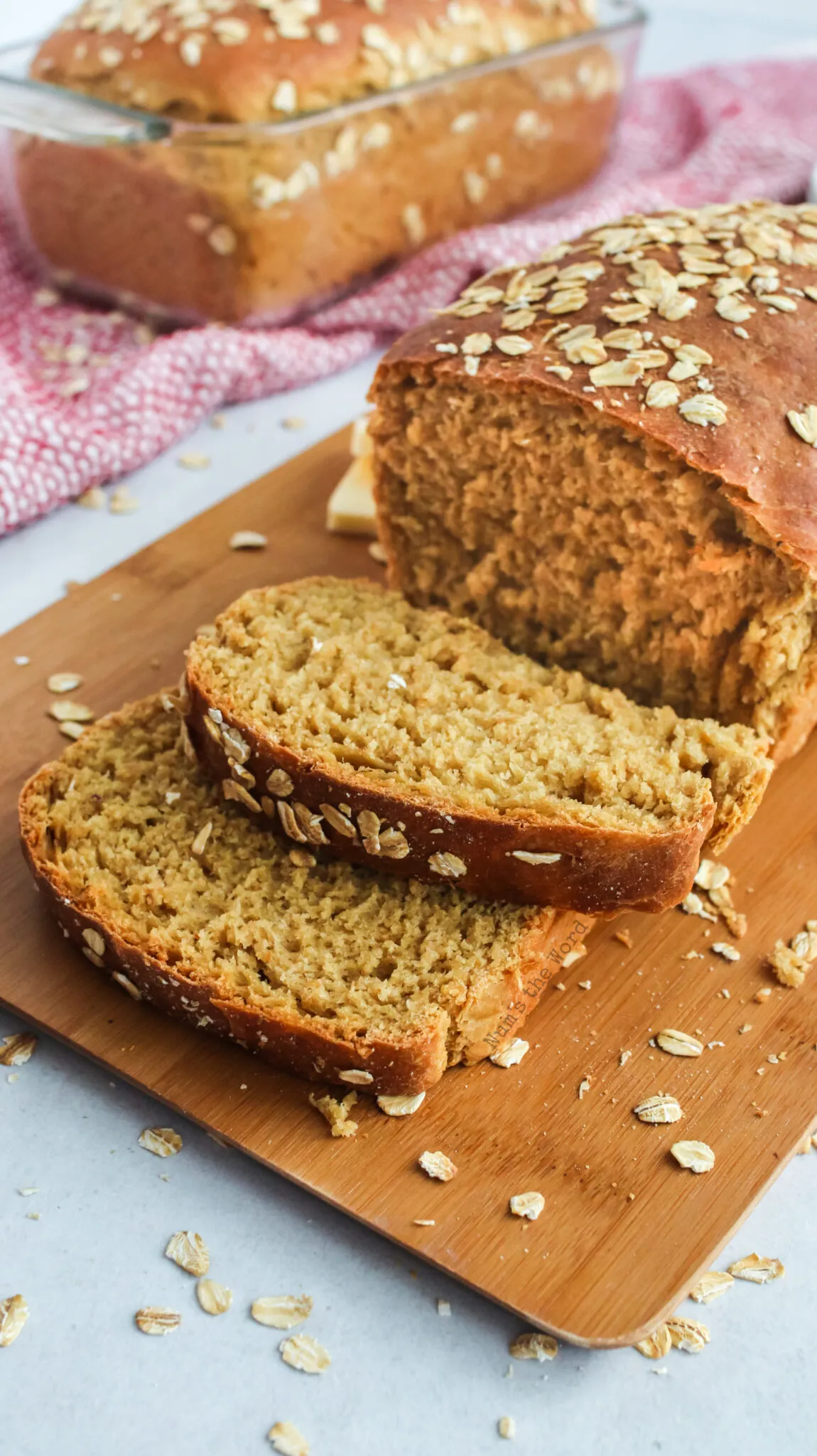 Grandmother's Homemade Oatmeal Molasses Bread
