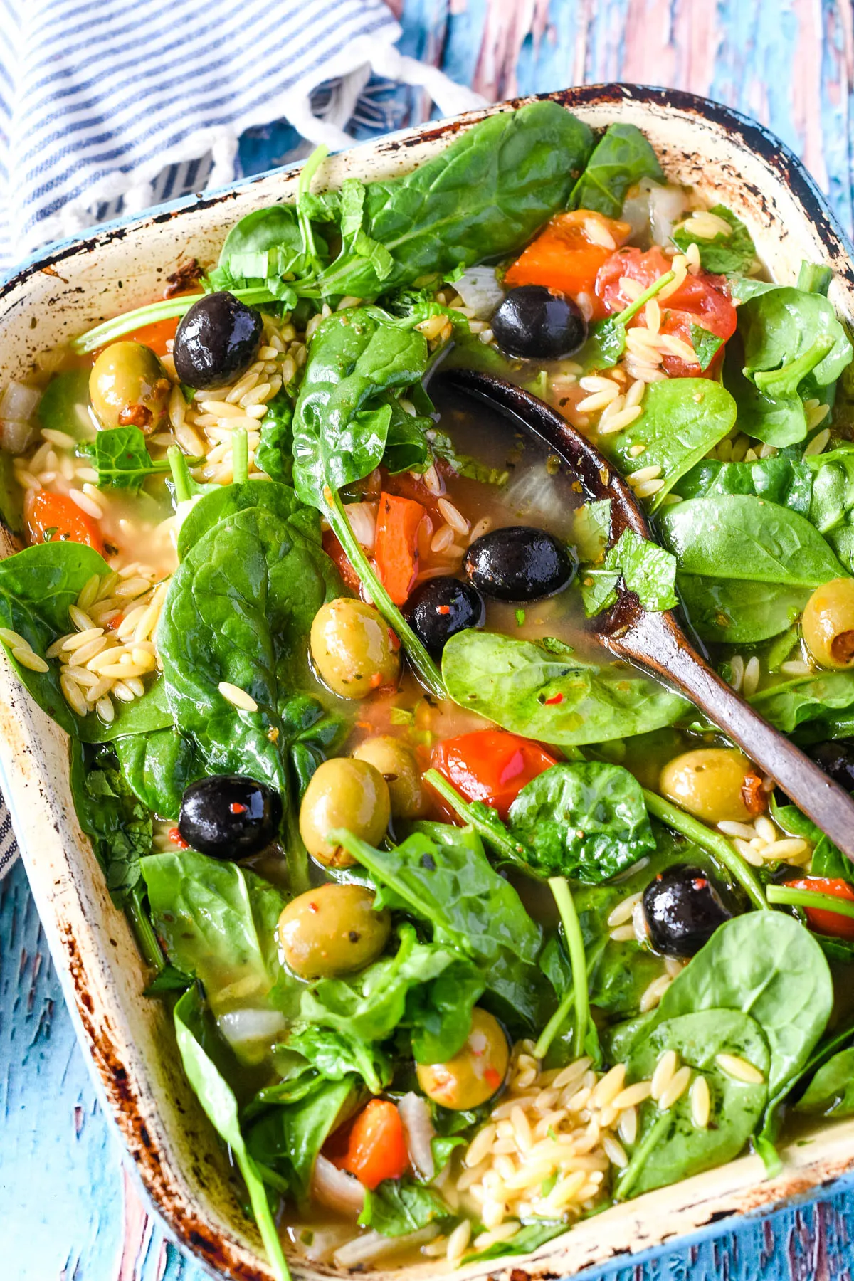 Greek Baked Feta Orzo