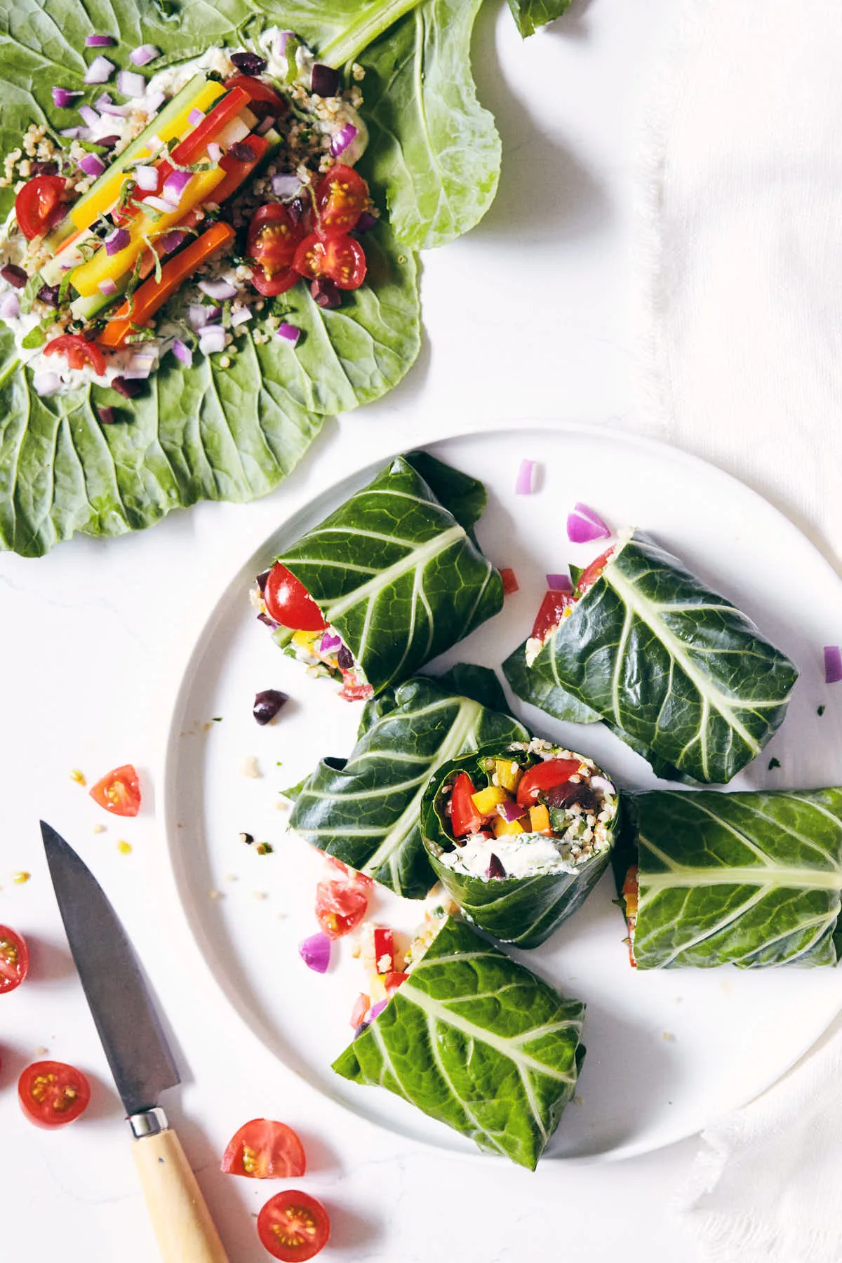 Greek Collard Green Wraps