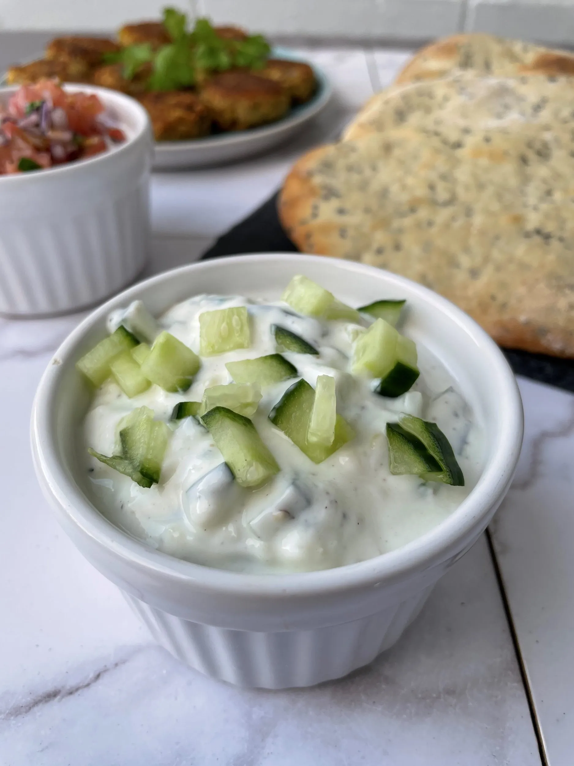 Greek Tzatziki Yogurt Cucumber Dip